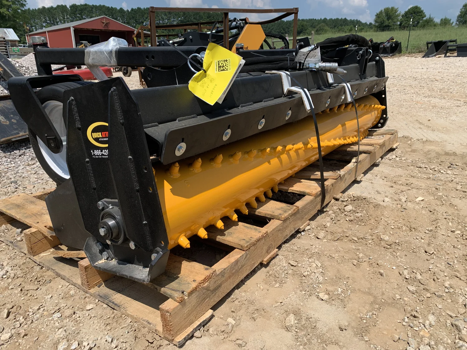 Quick Attach Soil Conditioner Power Rake — Blue Best Equipment Sales