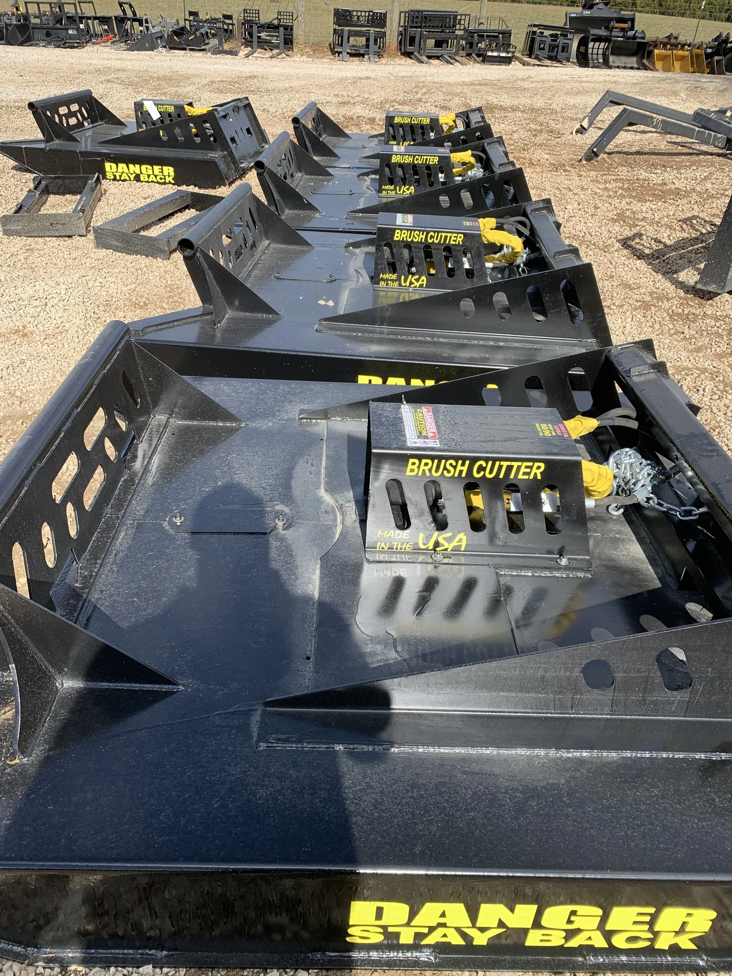 For sale: ALLSTAR 72” 3 Blade Skidsteer Brushcutter, Blue Best Equipment Sales, Richburg, SC.