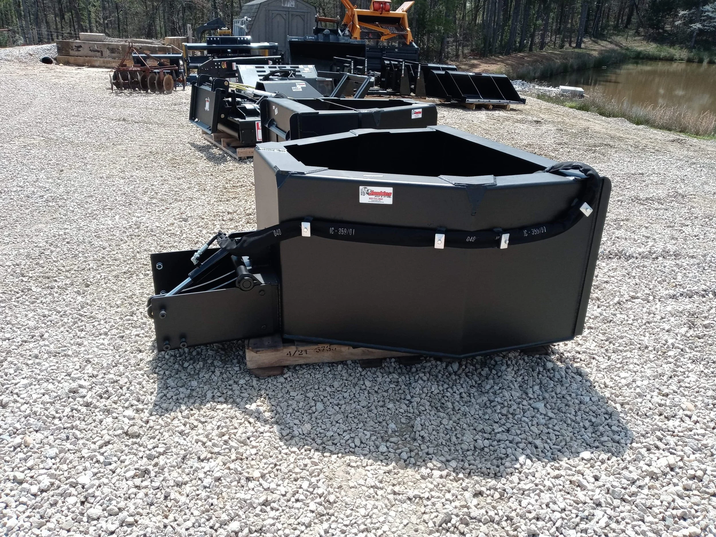 3/4 Yard Concrete Hopper with Extension, for sale by Blue Best Equipment Sales