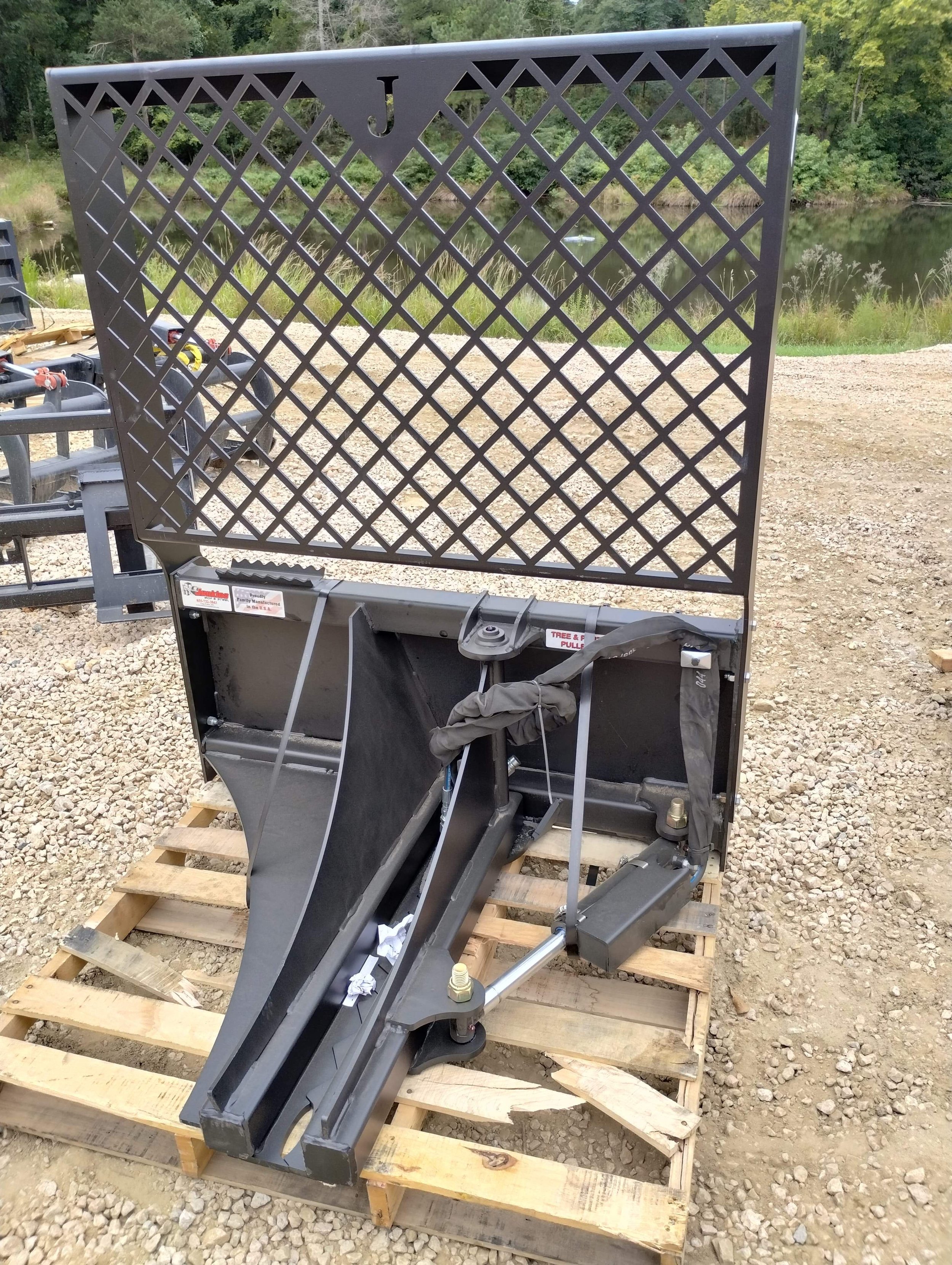 Jenkins Tree Puller Skidsteer or Tractor, for sale by Blue Best Equipment Sales, Richburg, SC.