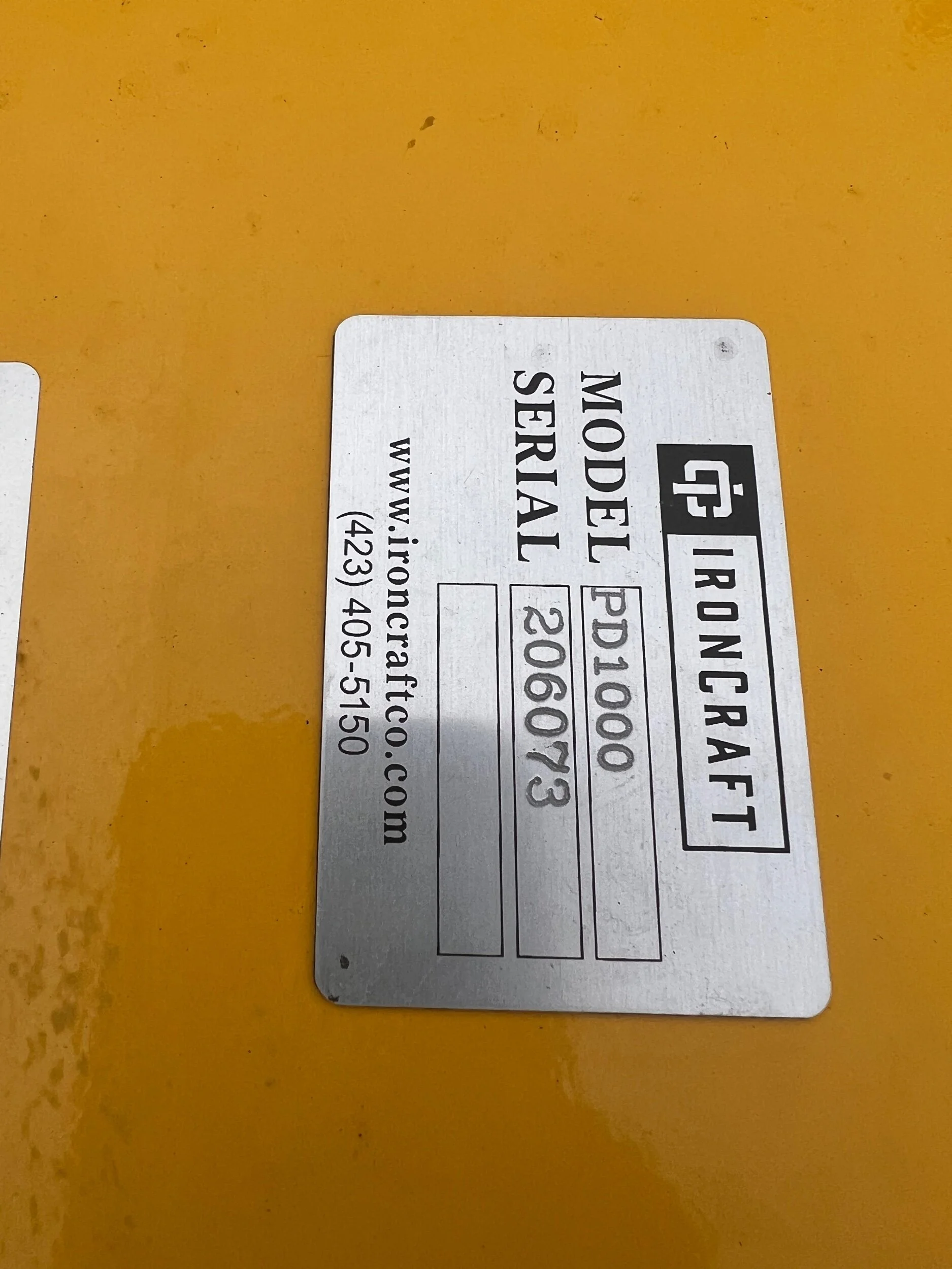 CID PD1000 Post Driver / Blue Best Equipment Sales / Richburg SC