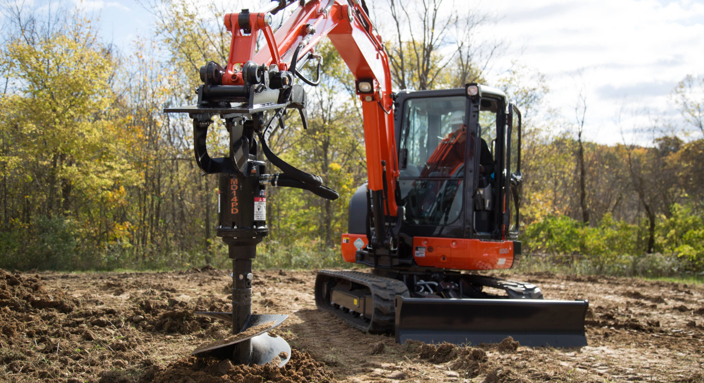 PREMIER MINI EXCAVATOR AUGER ATTACHMENT