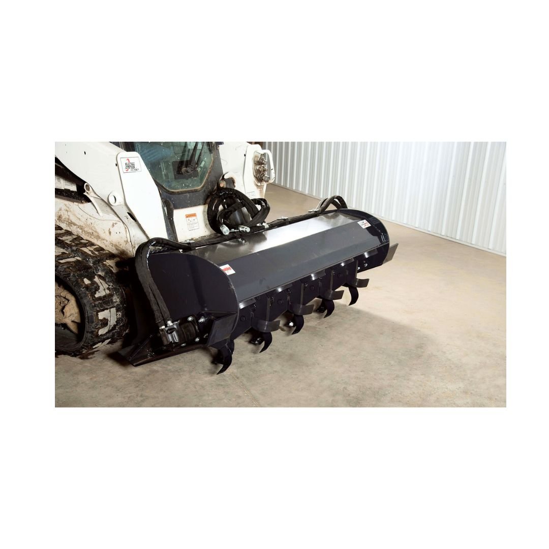 Jenkins Iron Heavy Duty Skidsteer Tiller, for sale by Blue Best Equipment Sales, Richburg, SC.