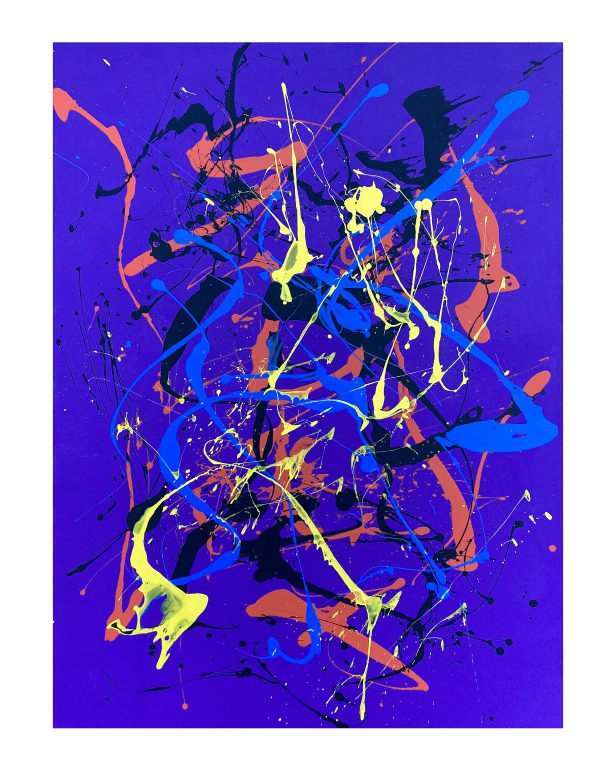 "Untitled #16" - Acrylic on Canvas - 48”x36”