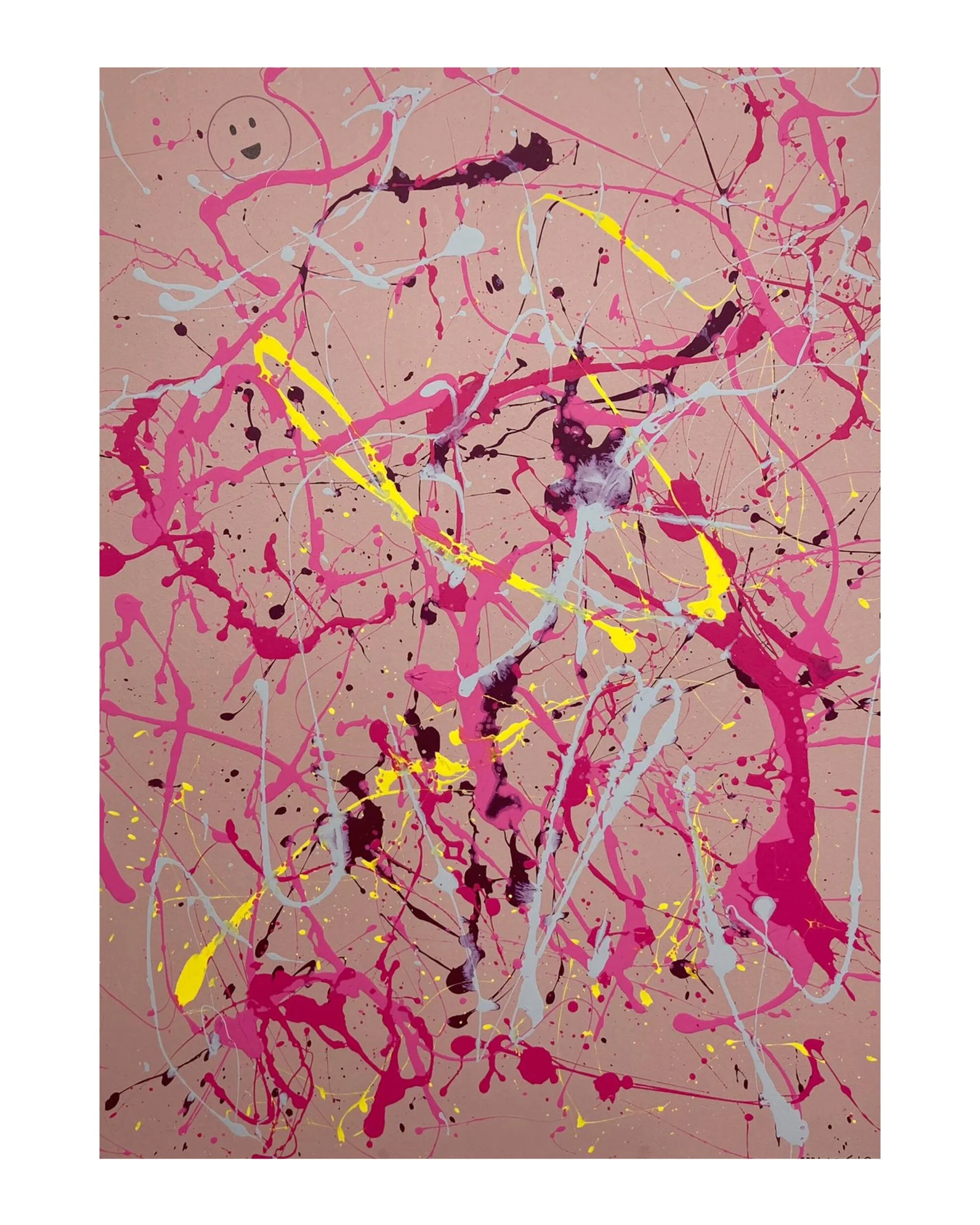 “Untitled #20” - Acrylic on Wood - 48”x36”