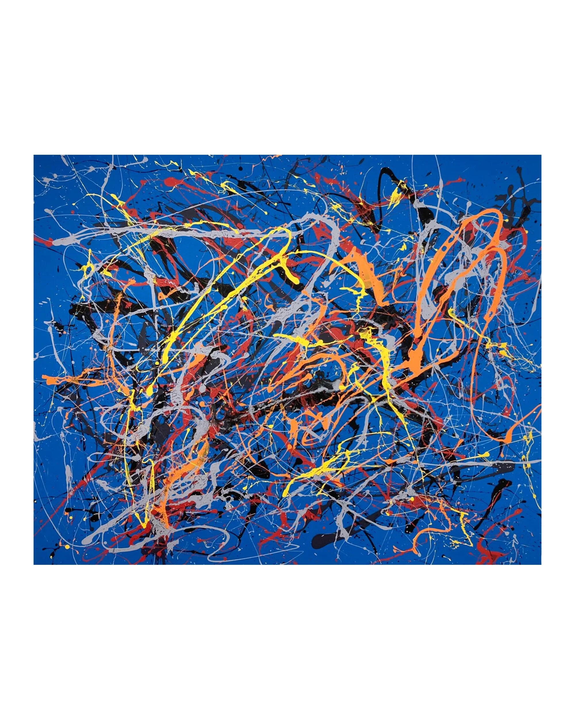 “Untitled #34” - Acrylic on Canvas - 48”x60”