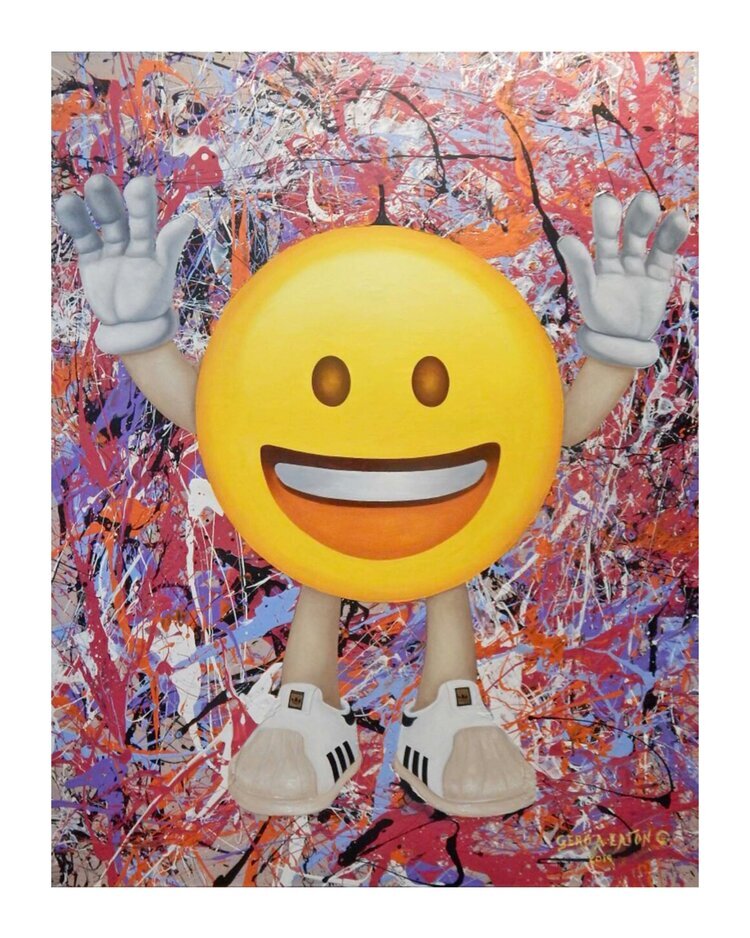 “HOORAY!” - Oil and Acrylic on Canvas - 60”x48”