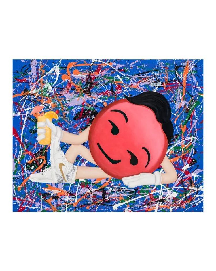 "Love Guru" - Oil and Acrylic on Canvas - 48”x60”