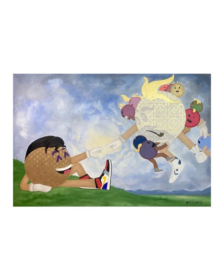“The Creation” - Oil and Acrylic on Canvas - 48”x72”