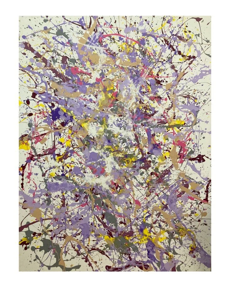 “Untitled #17” - Acrylic on Canvas - 48”x36”