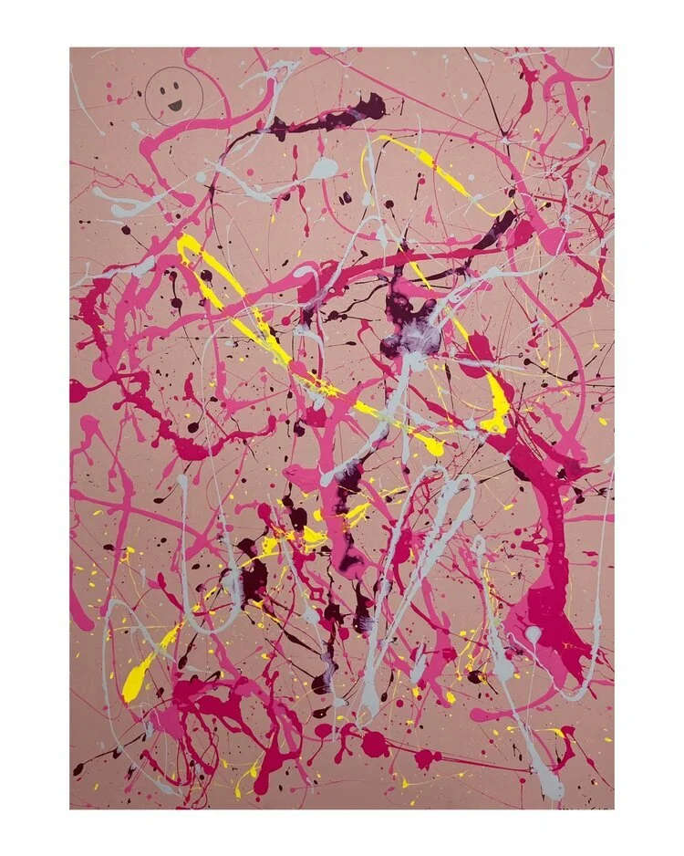 “Untitled #20” - Acrylic on Wood - 48”x36”
