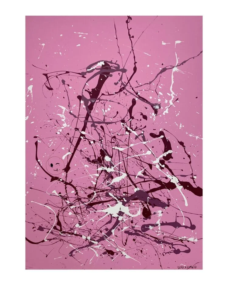 “Untitled #21” - Acrylic on wood - 48”x36”