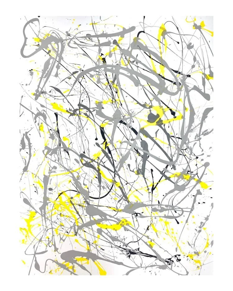 “Untitled #22” - Acrylic on wood - 48”x36”