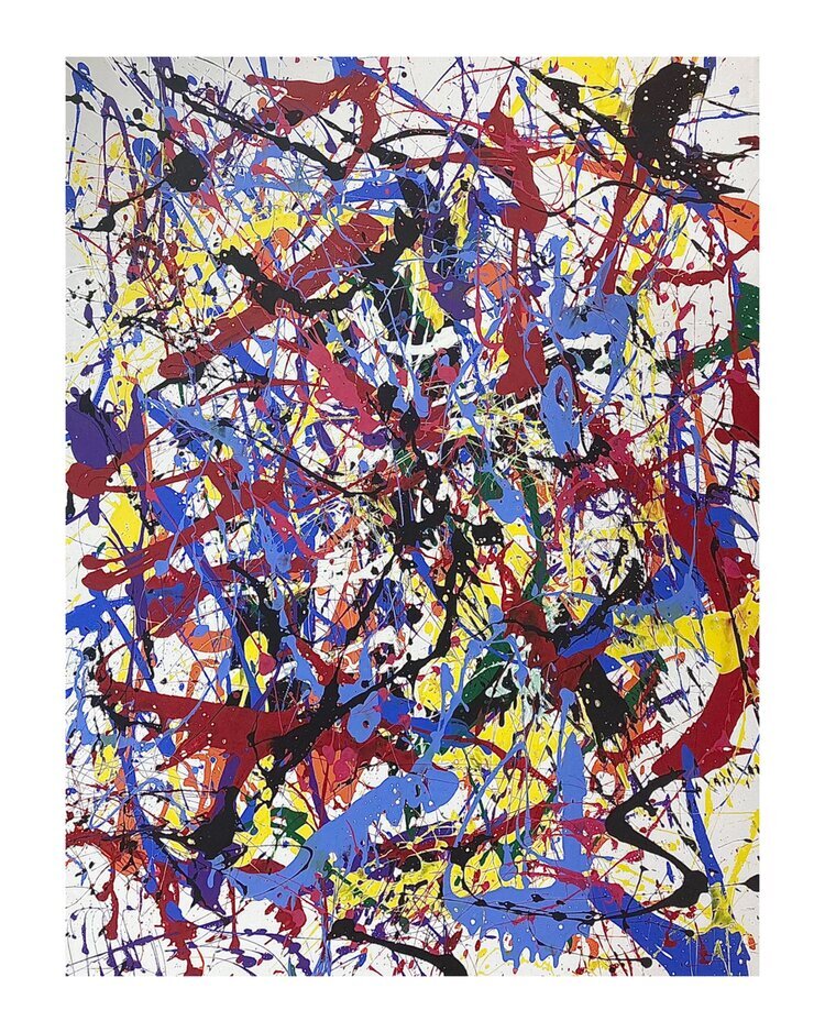 “Untitled #35” - Acrylic on Canvas - 48”x36”