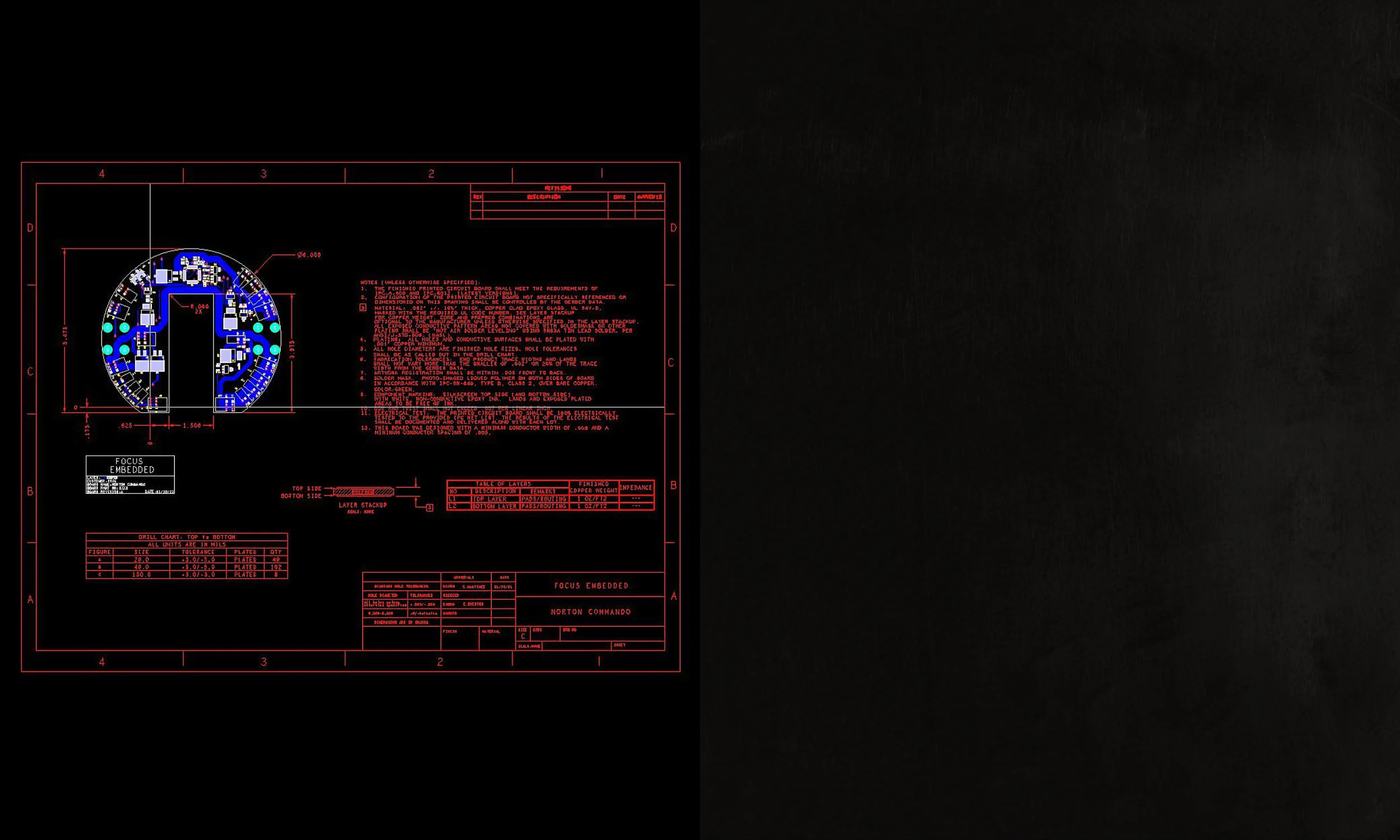 Armed with a DXF file derived from our balsa wood mockup, we produced a design for a PCB that would fit inside the headlight bucket.