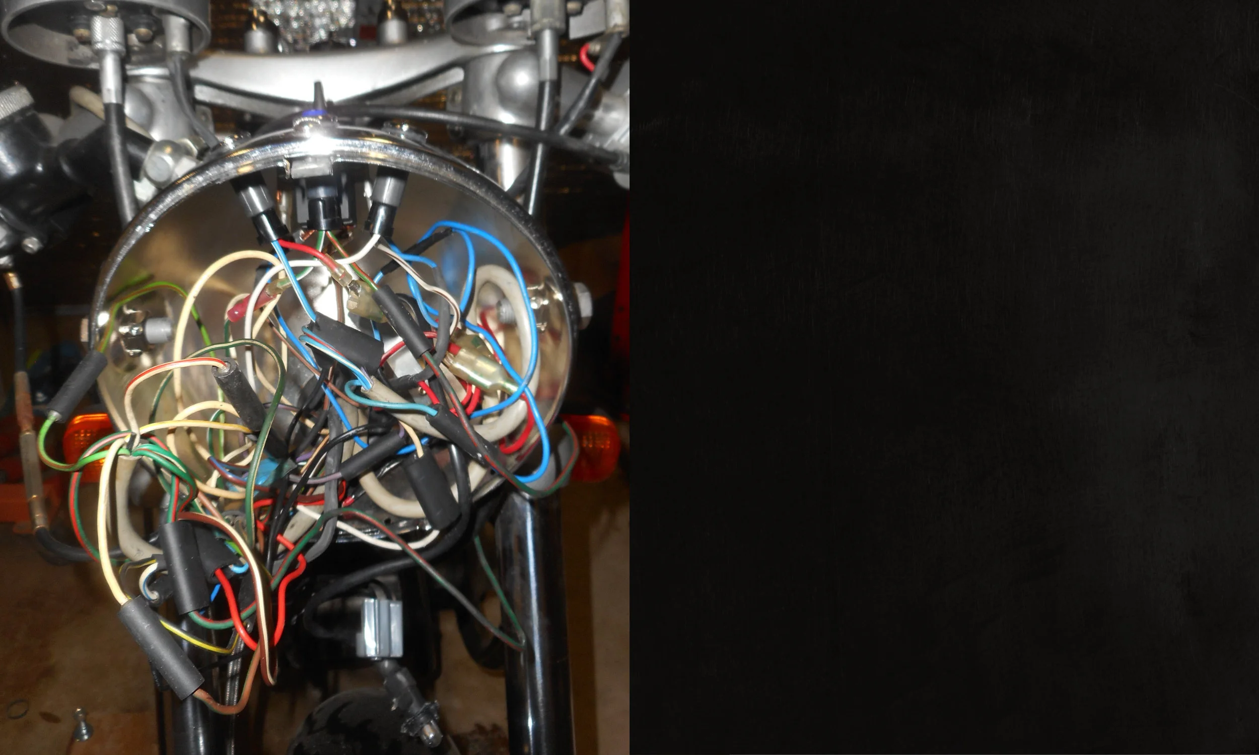 This really was a wiring (and wiring diagnosis) nightmare, and it had to go.