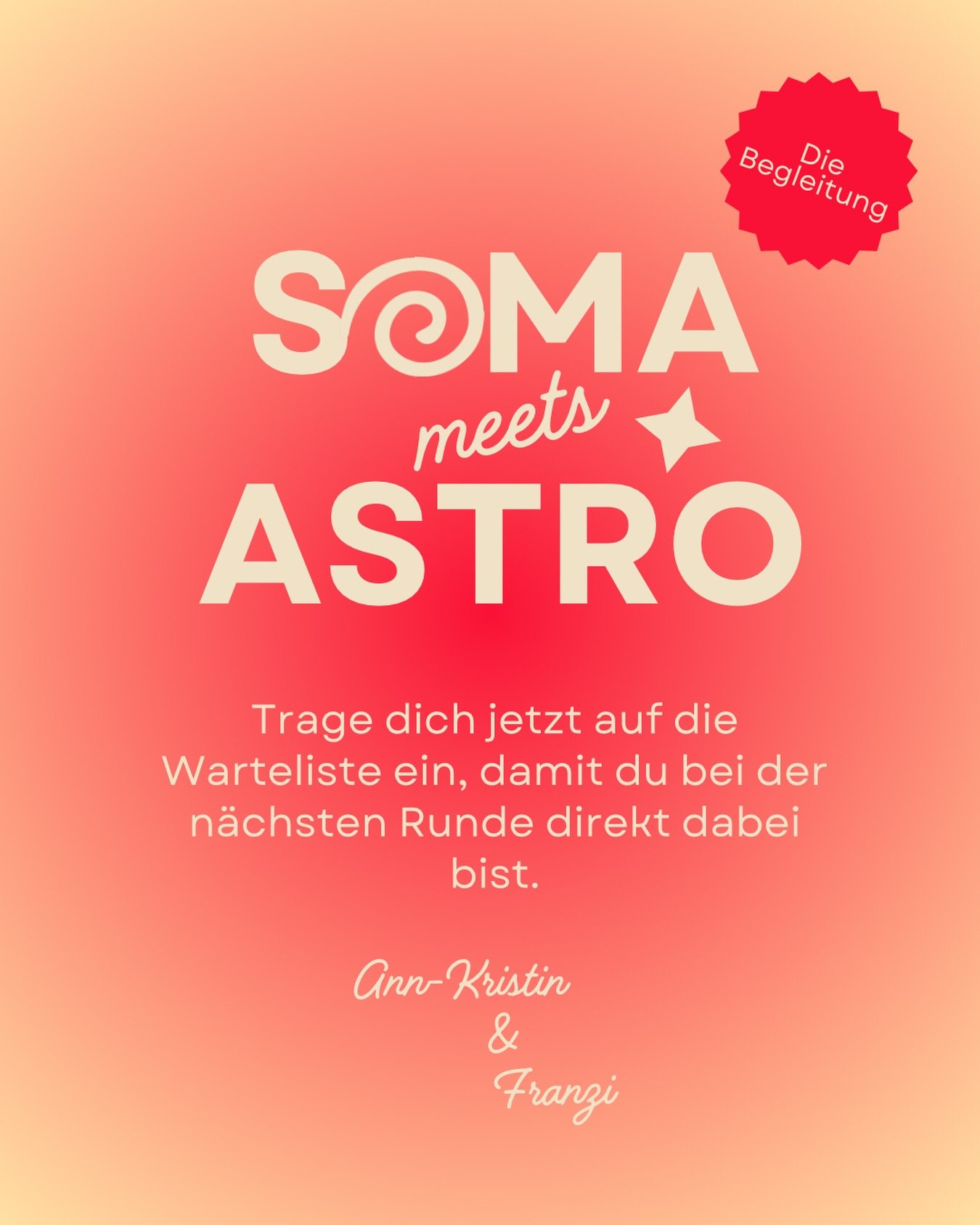 Den Link zur Warteliste findest du in der Bio. 🌀✨