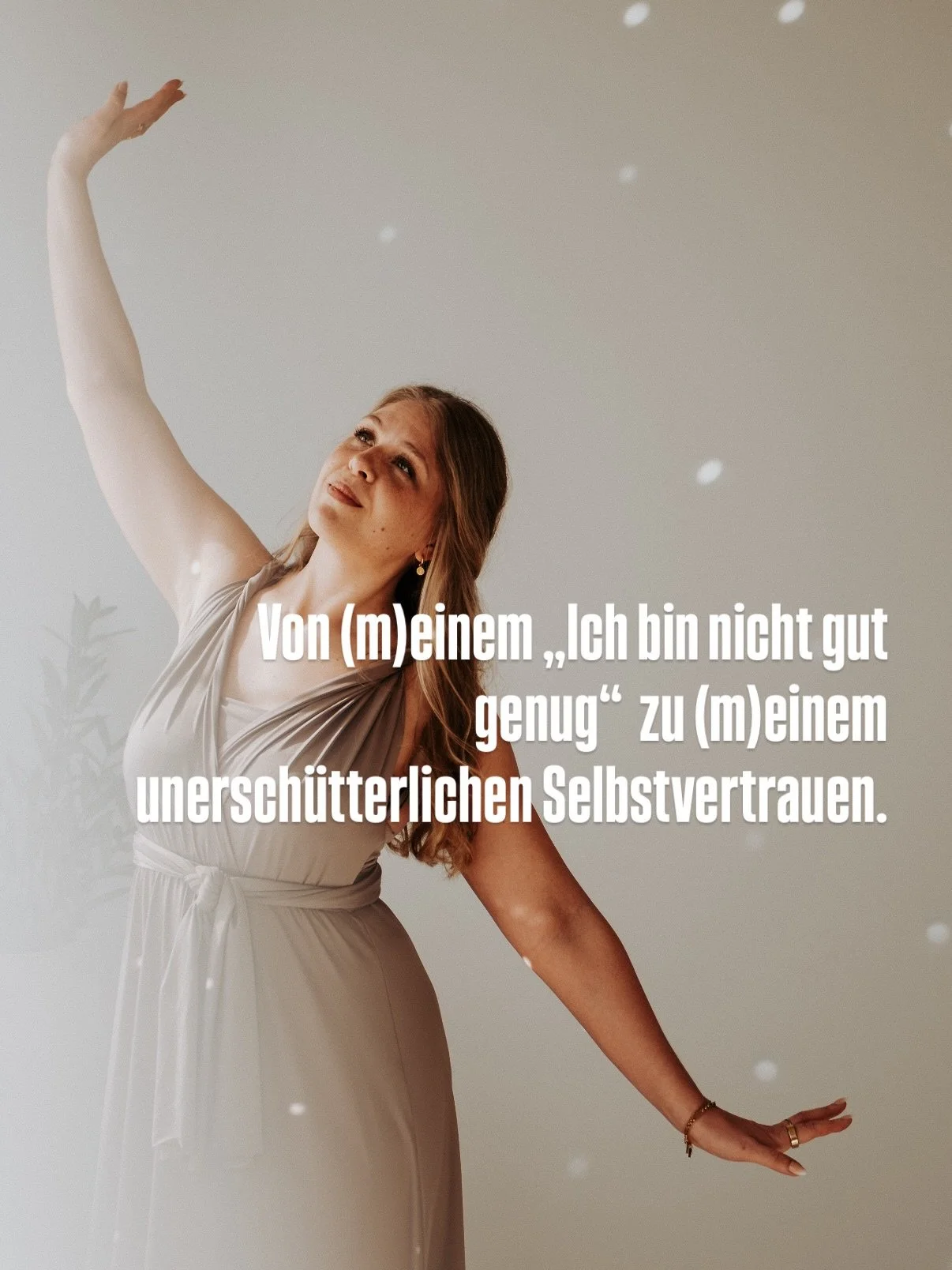 Ich kenne das Gef&uuml;hl so, so gut. Sich immer zu hinterfragen. Immer an sich selbst zu zweifeln. Nicht immer laut, aber diese Stimme war immer da. 
Heute kann ich ihr begegnen und sie an die Hand nehmen. 
Und genau das m&ouml;chte ich auch f&uuml;