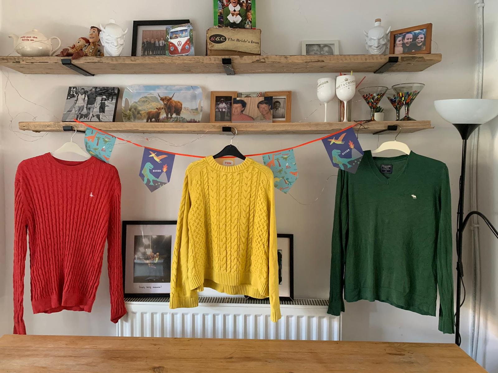 Traffic light jumpers!

The 'traffic lights' tool was something that I created to help my clients identify the state of their mental well-being in terms of: green lights (good to go - SAS action oriented) through to red lights engaged - hitting a tro