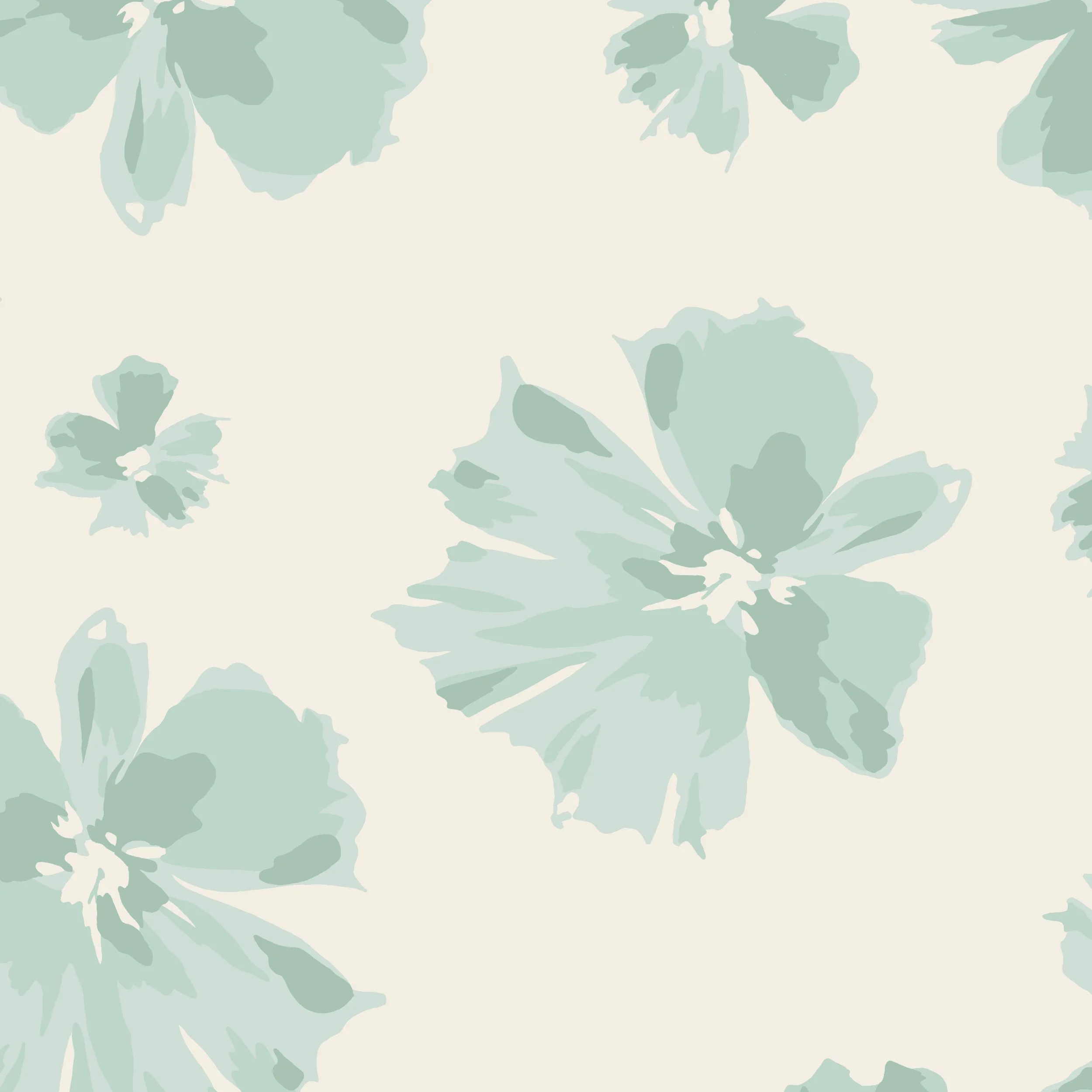 RADIANCE FLORAL IN DUCK EGG