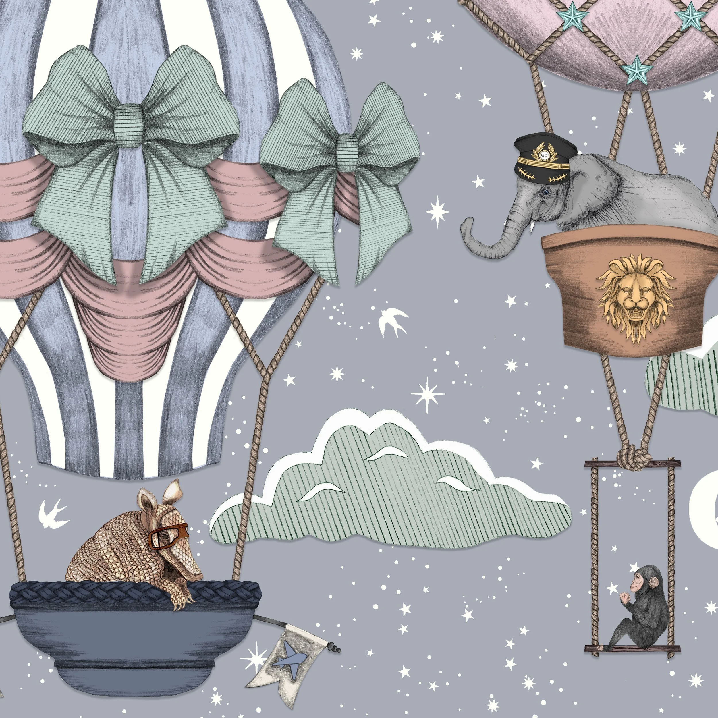 UP UP AND AWAY IN LILAC