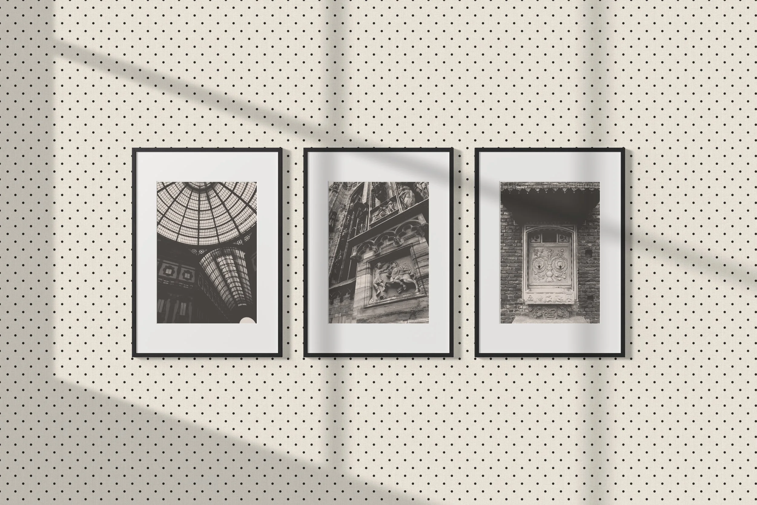 POLKA DOT IN SEA SALT AND CHARCOAL