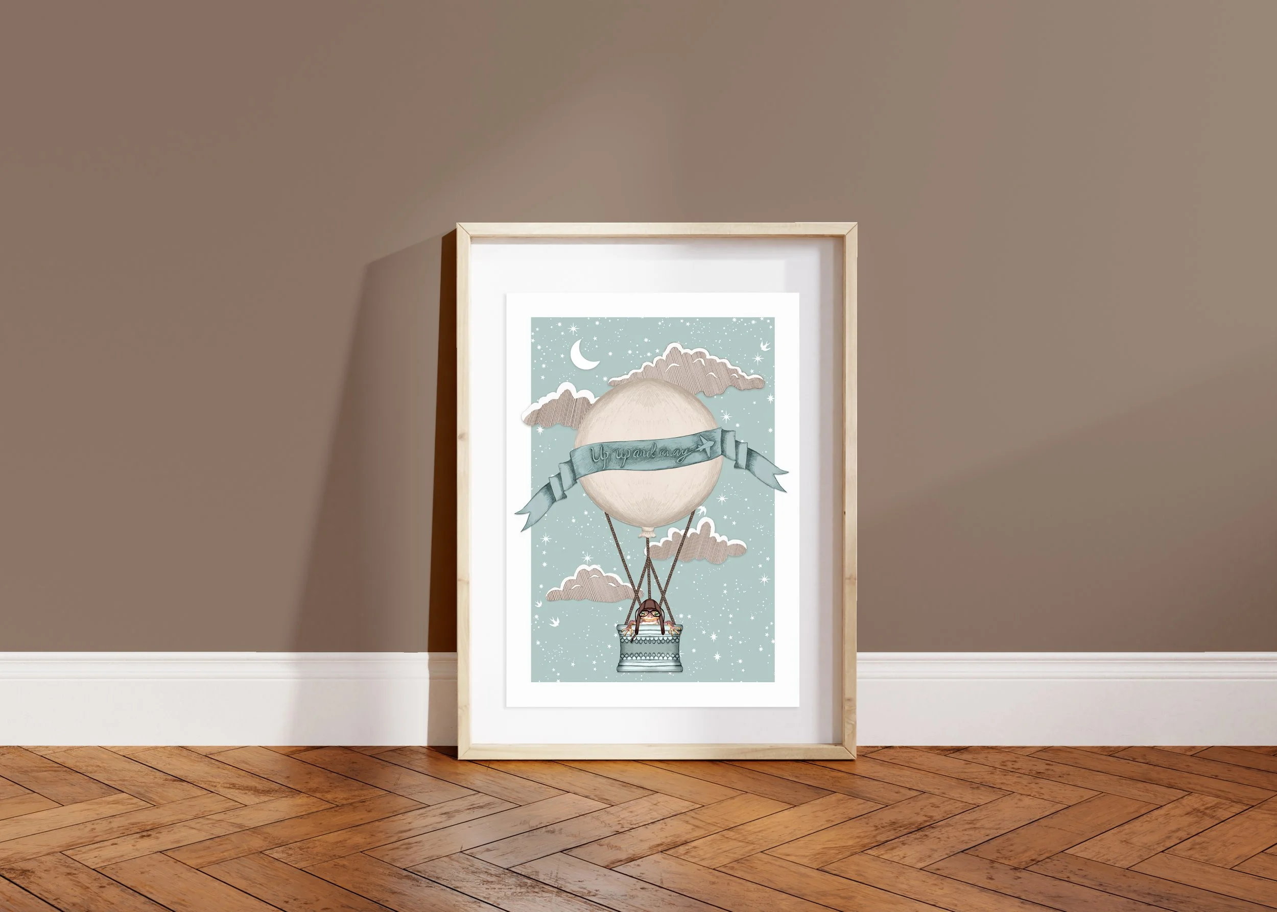 NEWT ARTWORK FRAME DUCK EGG.jpg