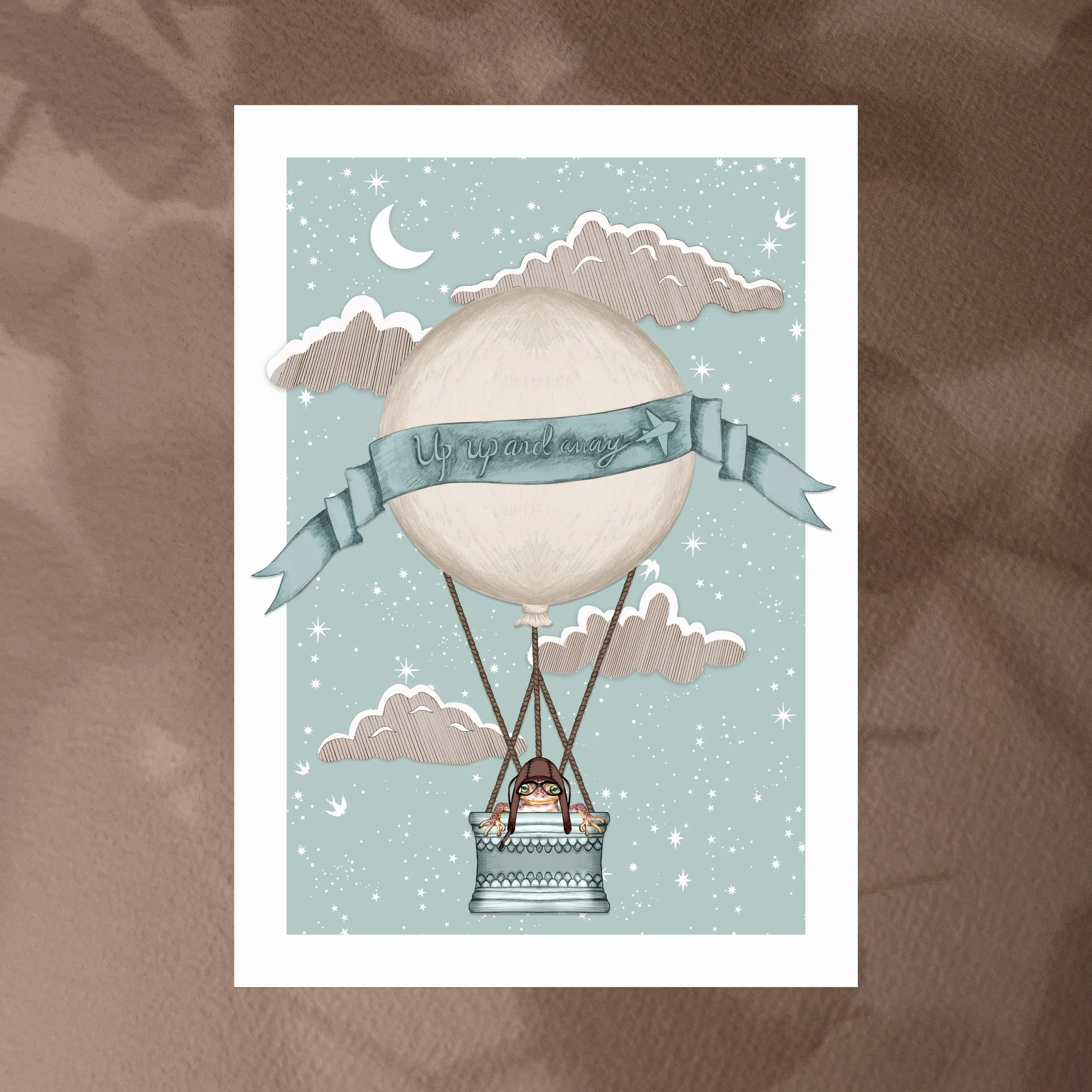 WALL ART SQAURE NEWT DUCK EGG.jpg