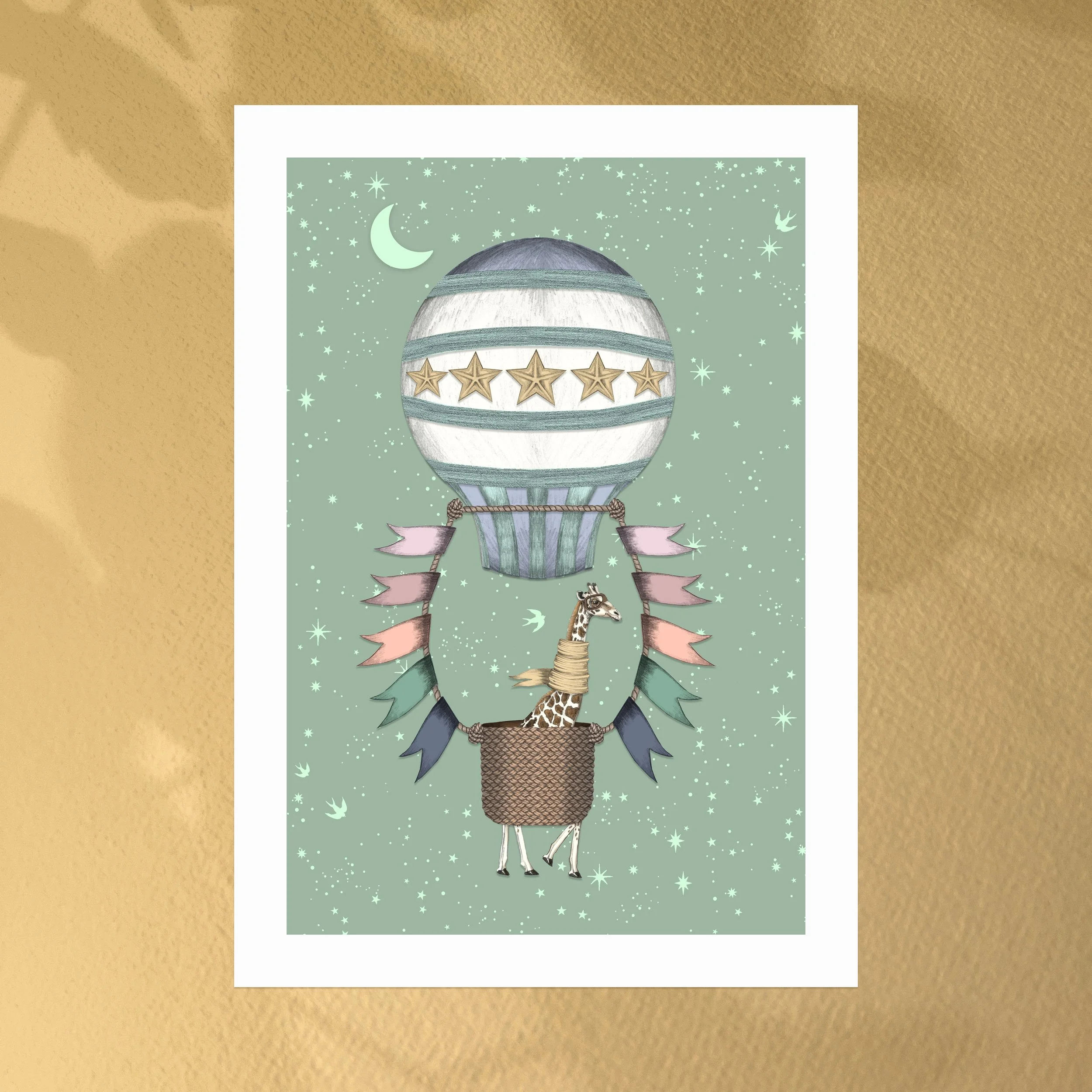 WALL ART SQAURE GIRAFFE SAGE.jpg