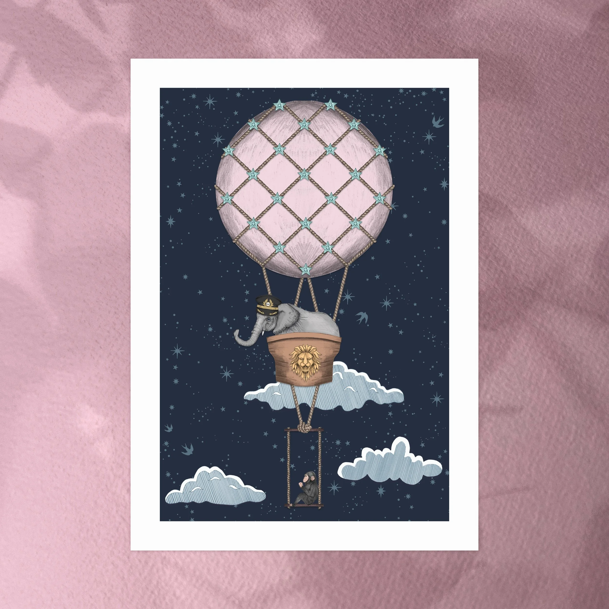 WALL ART SQAURE ELEPHANT MIDNIGHT.jpg