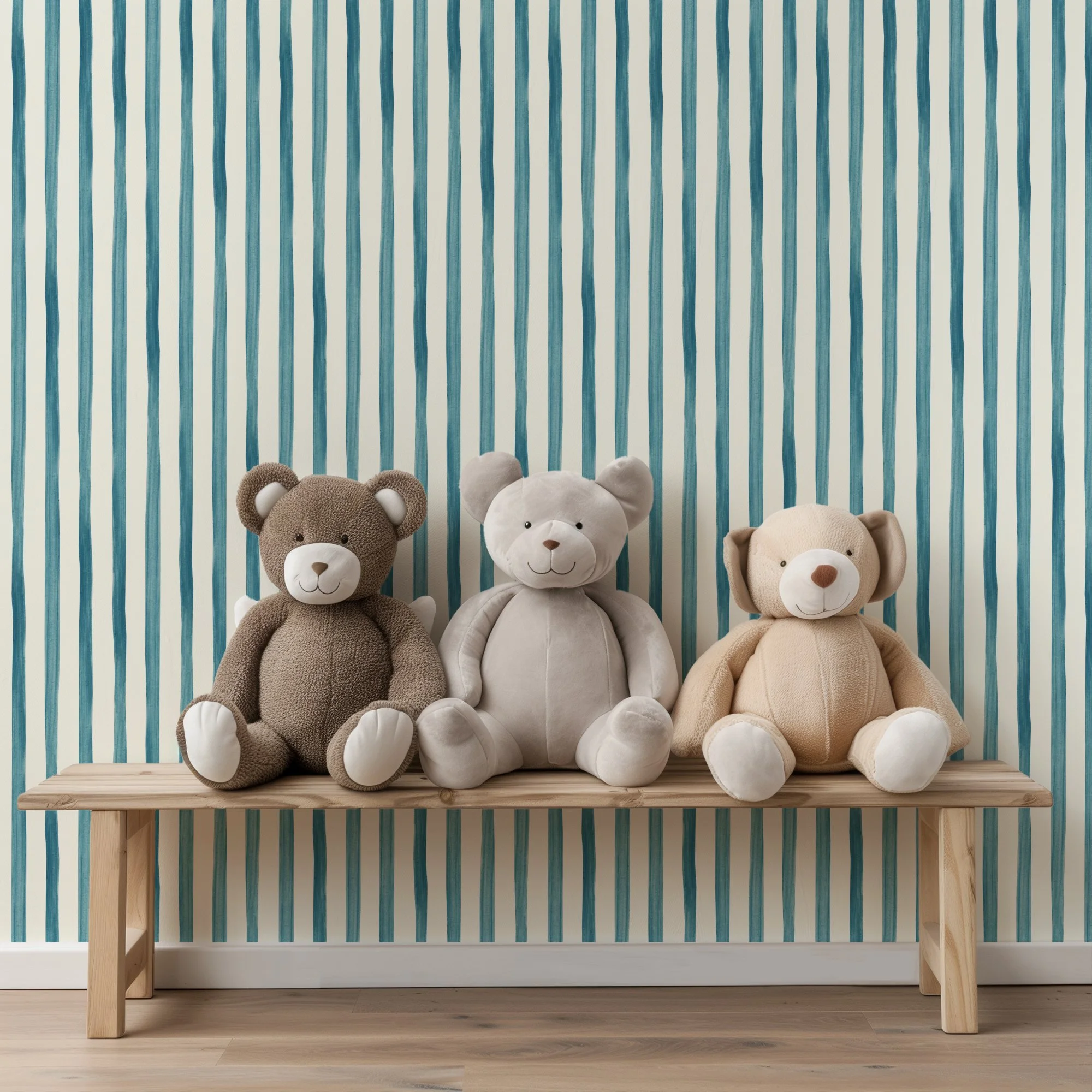 PAINTED STRIPE IN BLUE