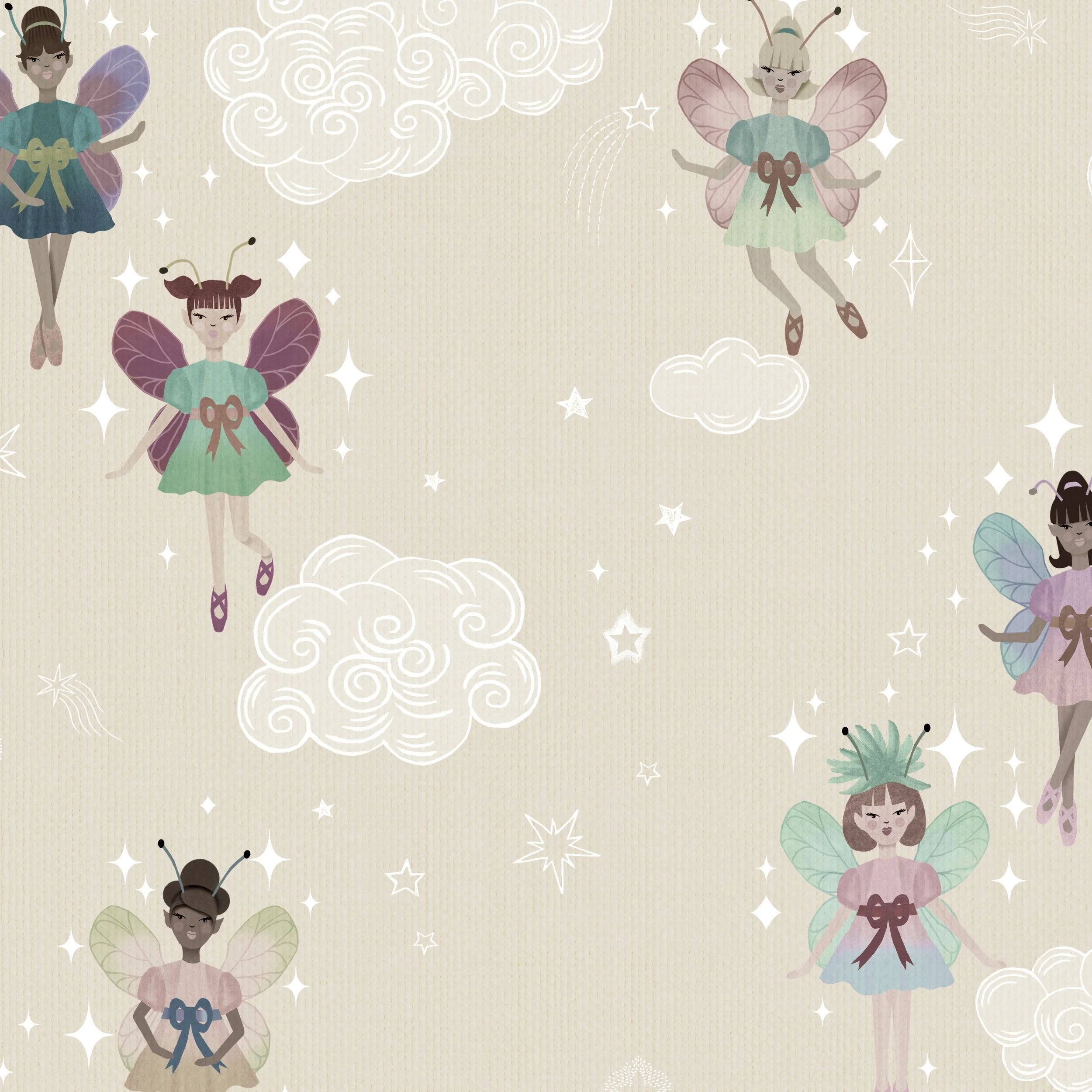 SKY FAIRIES IN FADED AND NATURAL