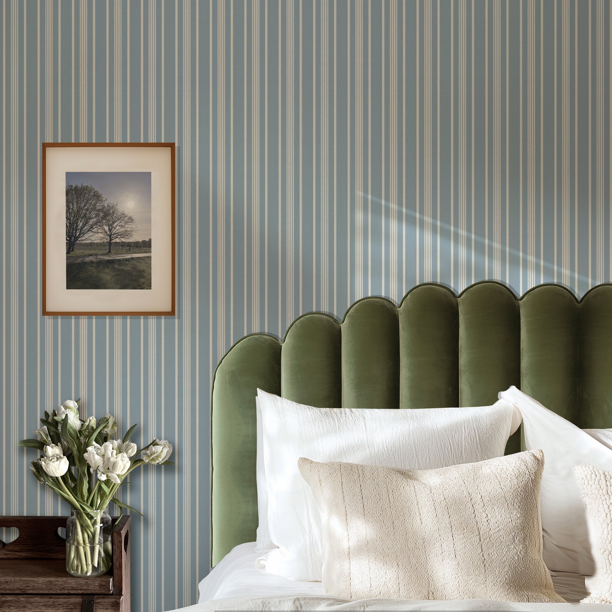 NOBLE STRIPE IN BLUE