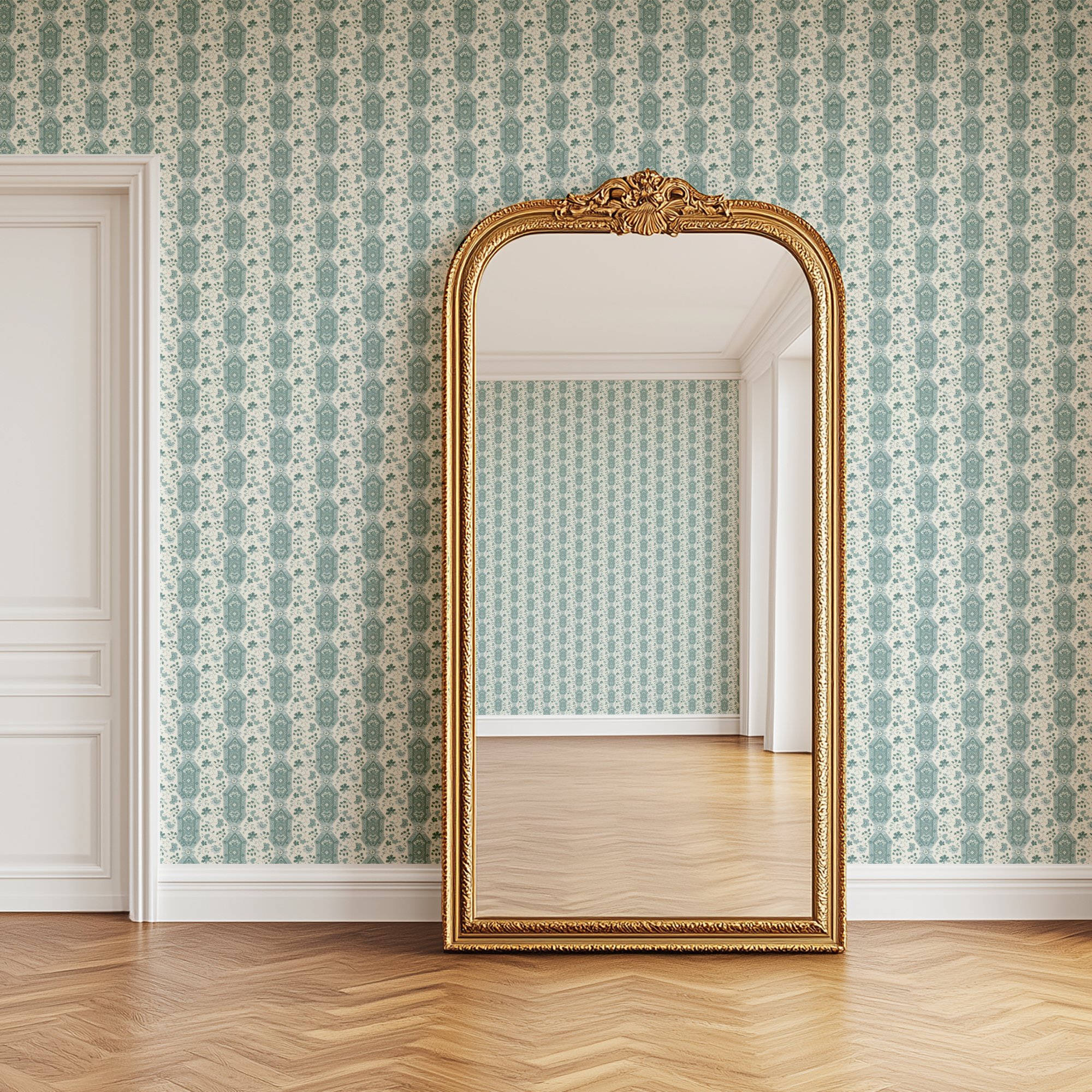 ARTISAN SPRIGG TONAL IN DUCK EGG