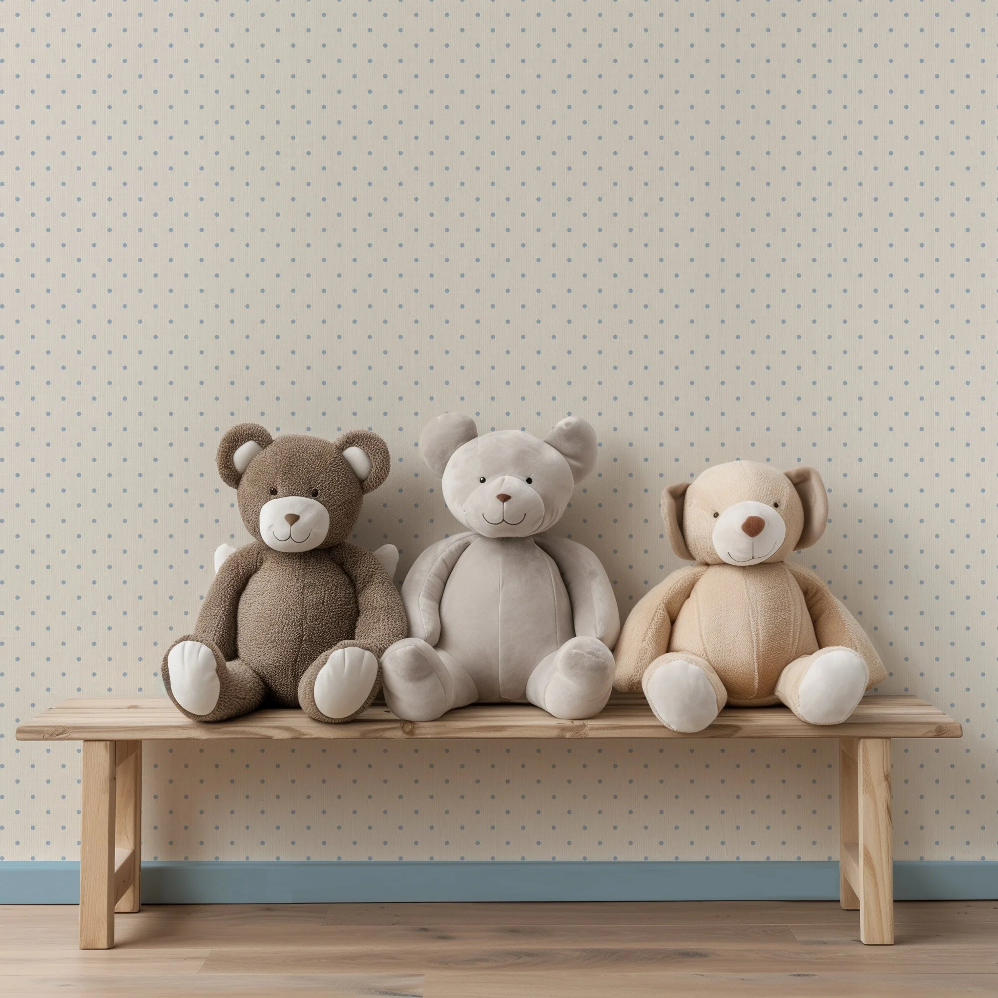 POLKA DOT IN SEA SALT AND BLUE