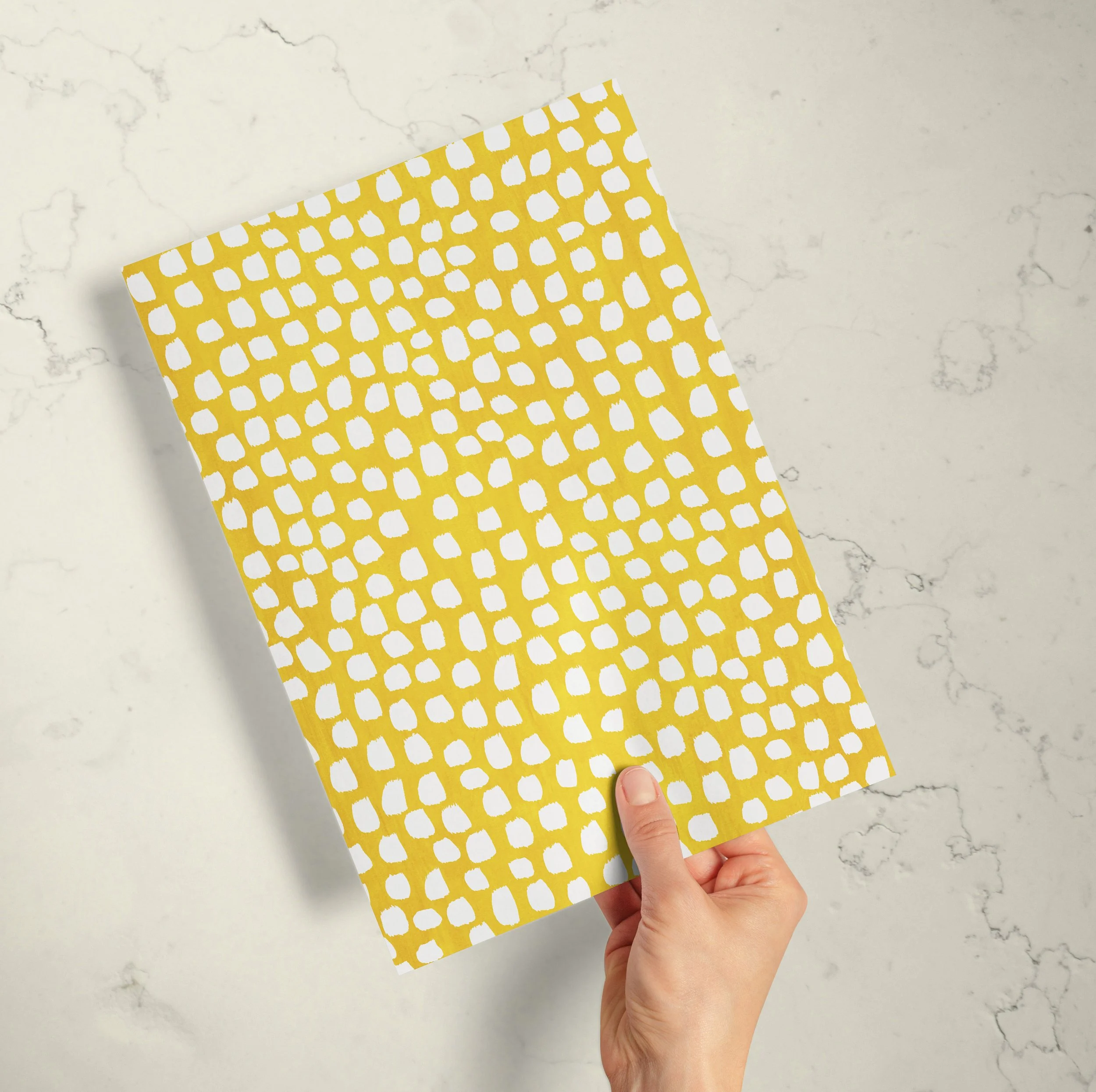 A4 SAMPLE BRUSHSTROKES IN SUNSHINE