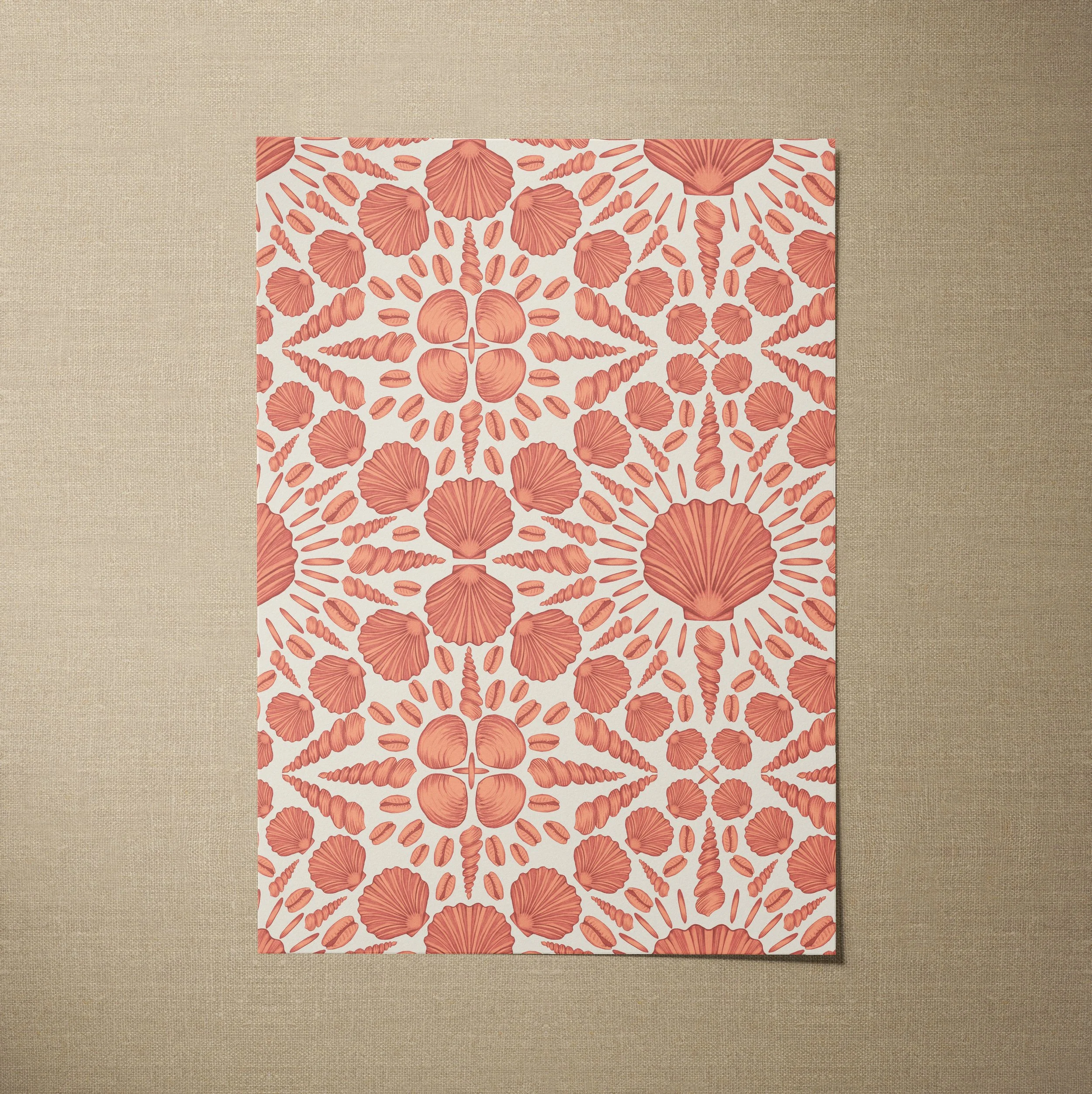 A4 SAMPLE SHELL GROTTO IN APRICOT