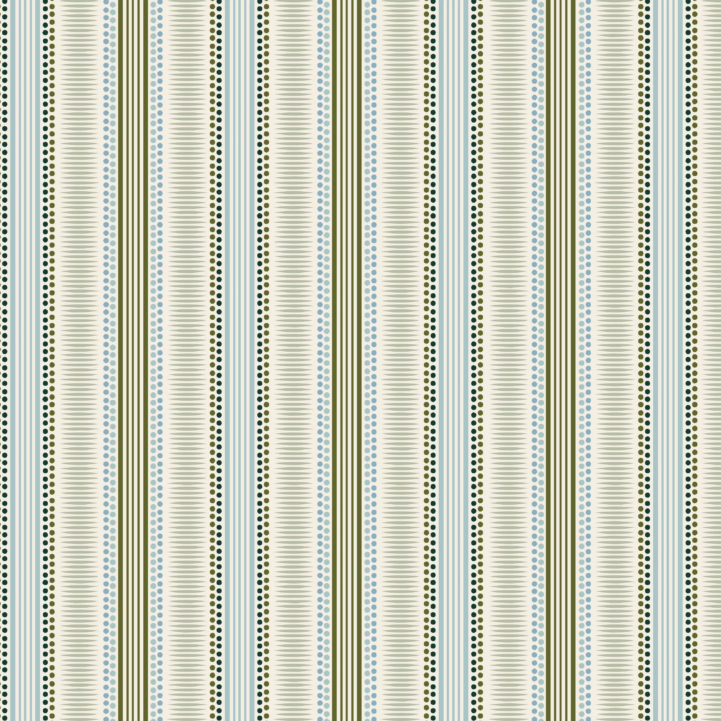 STRIPE DOT IN SKY AND OLIVE