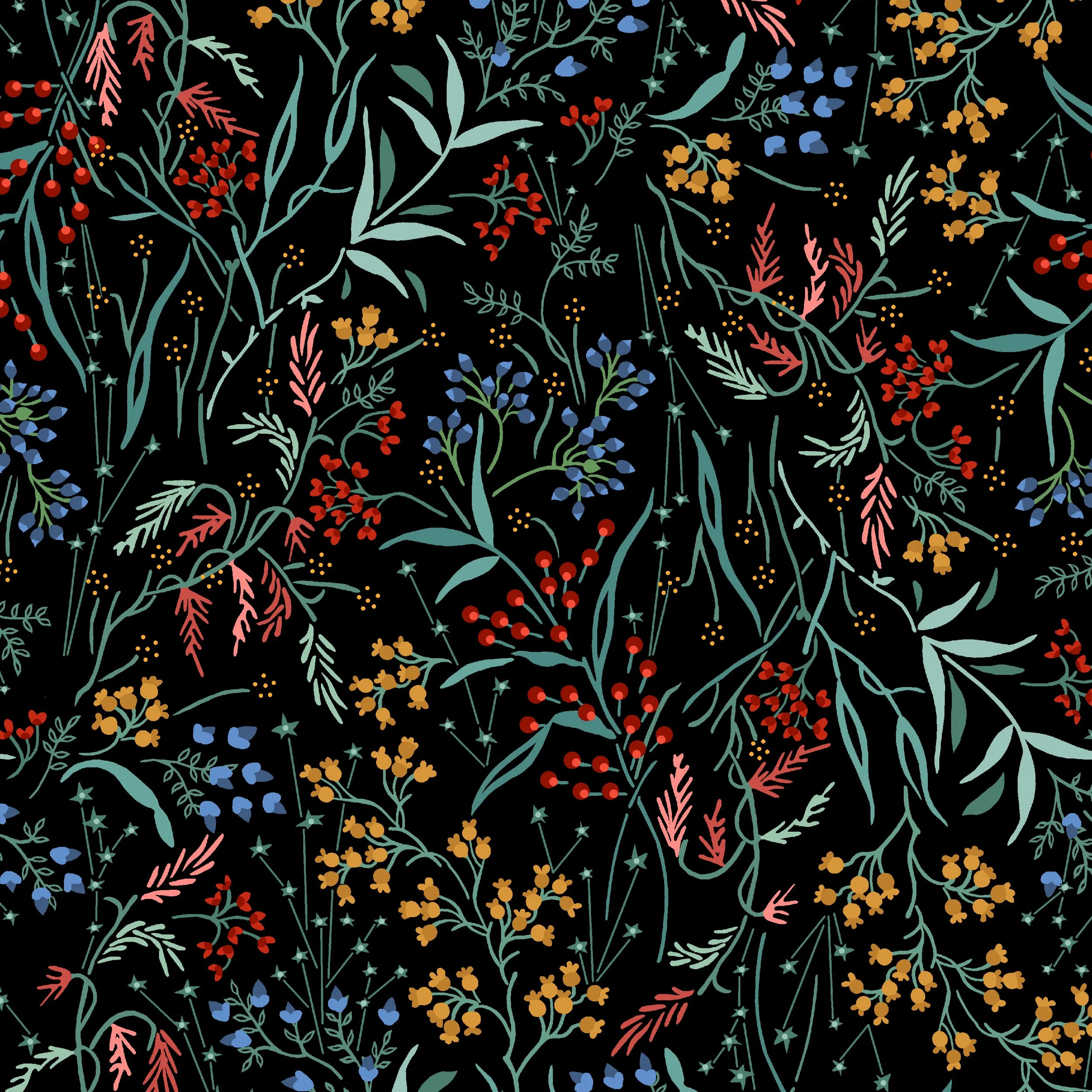 WILDFLOWERS IN BLACK SANDS