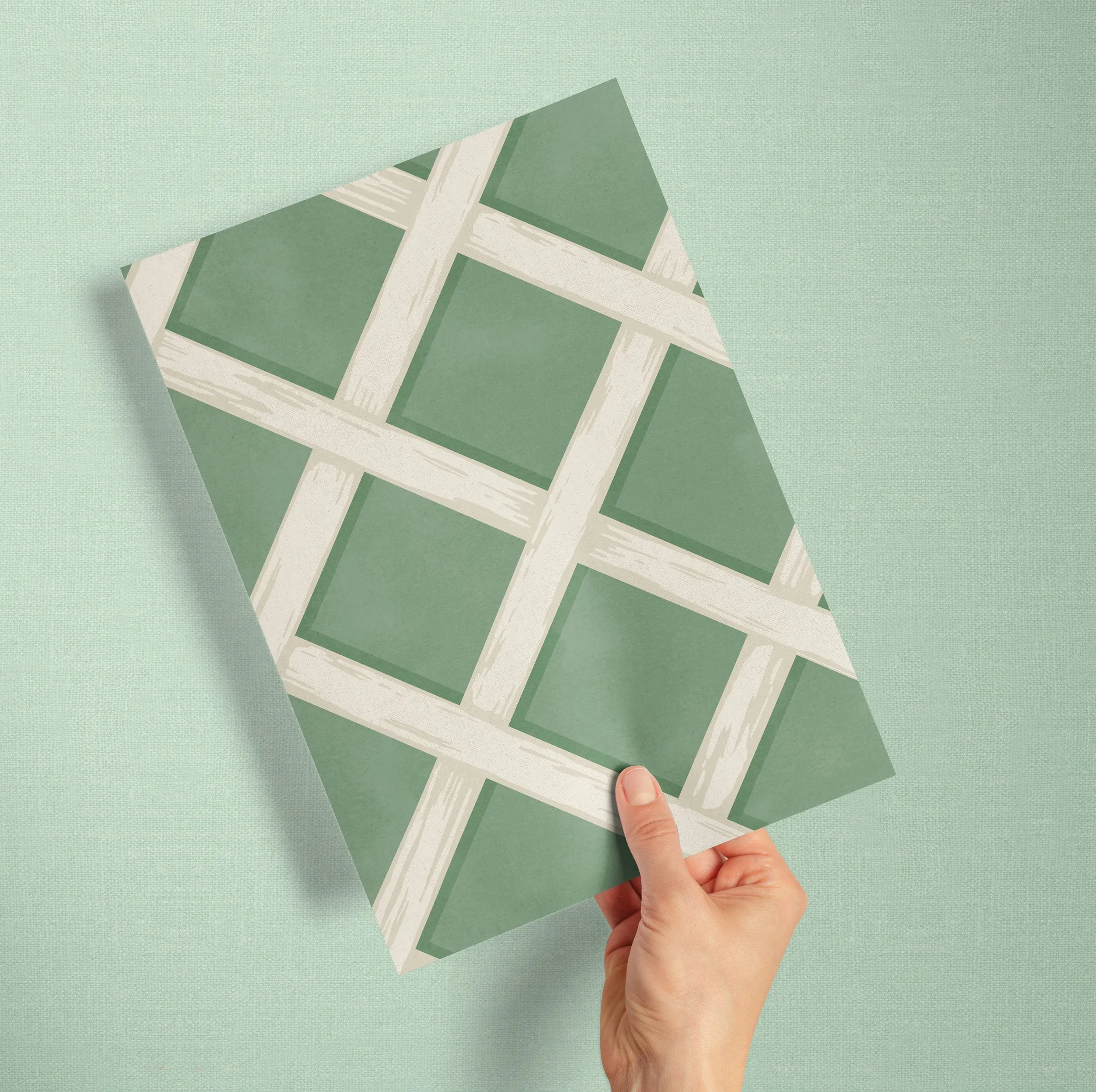 A4 SAMPLE LATTICE IN GREENERY