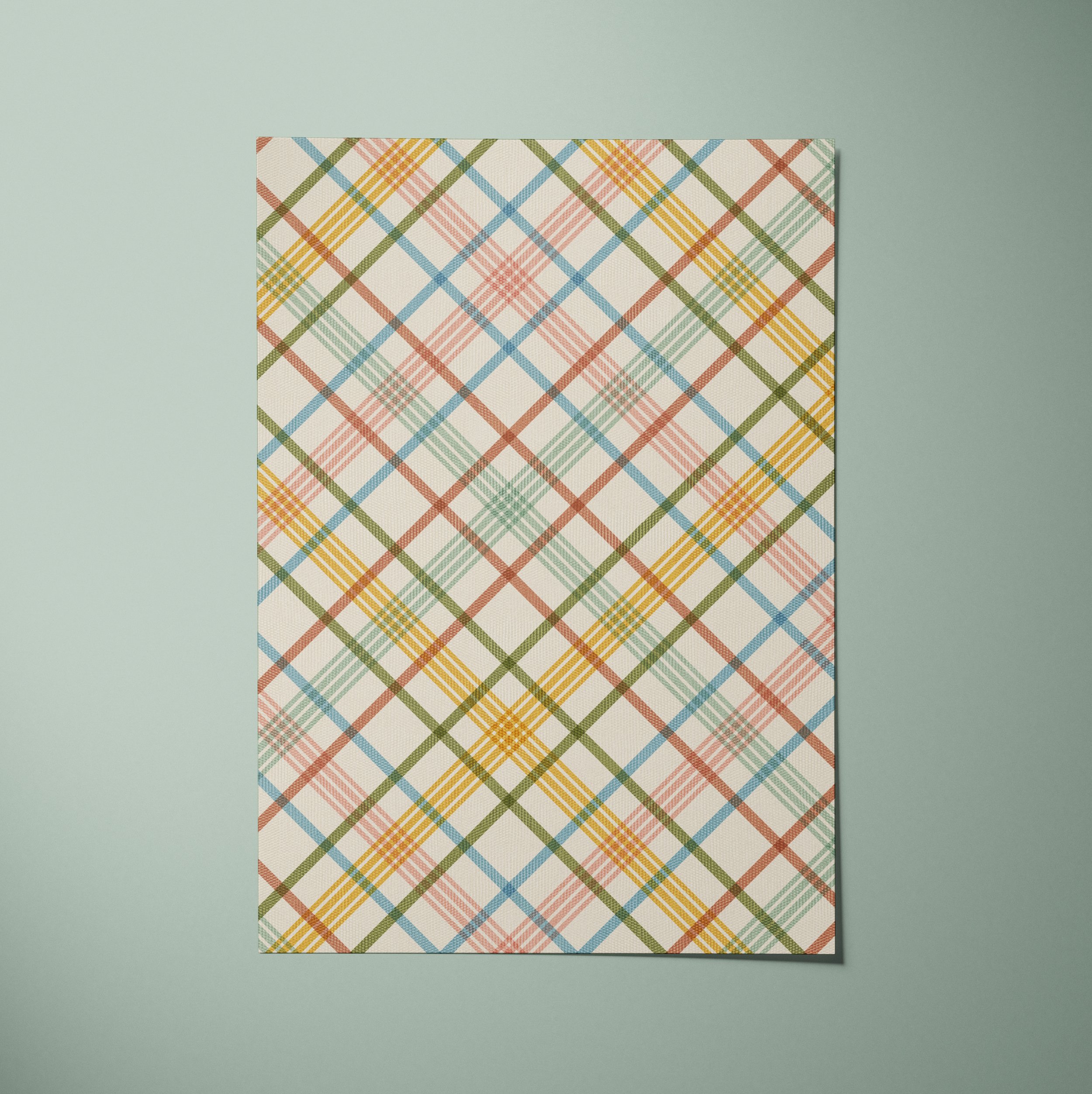 A4 SAMPLE BONNIE PLAID IN MULTICOLOUR