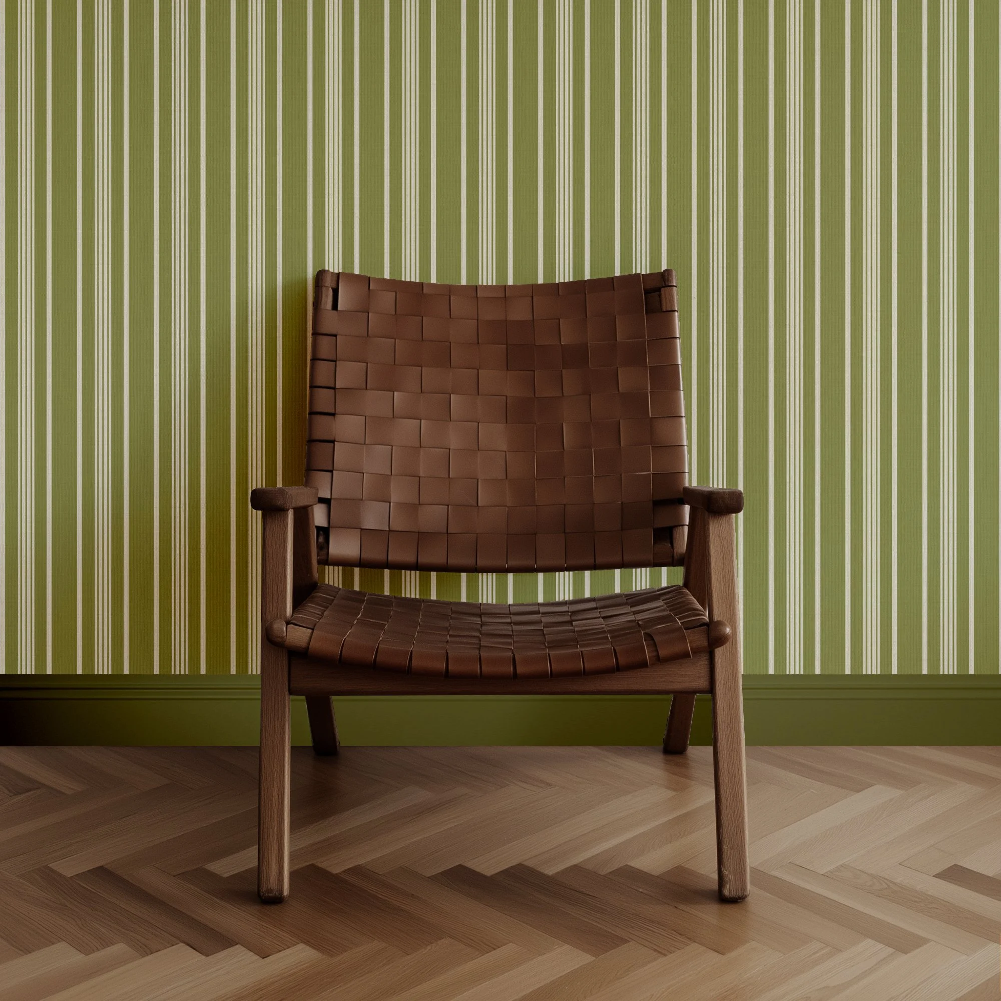 NOBLE STRIPE IN OLIVE