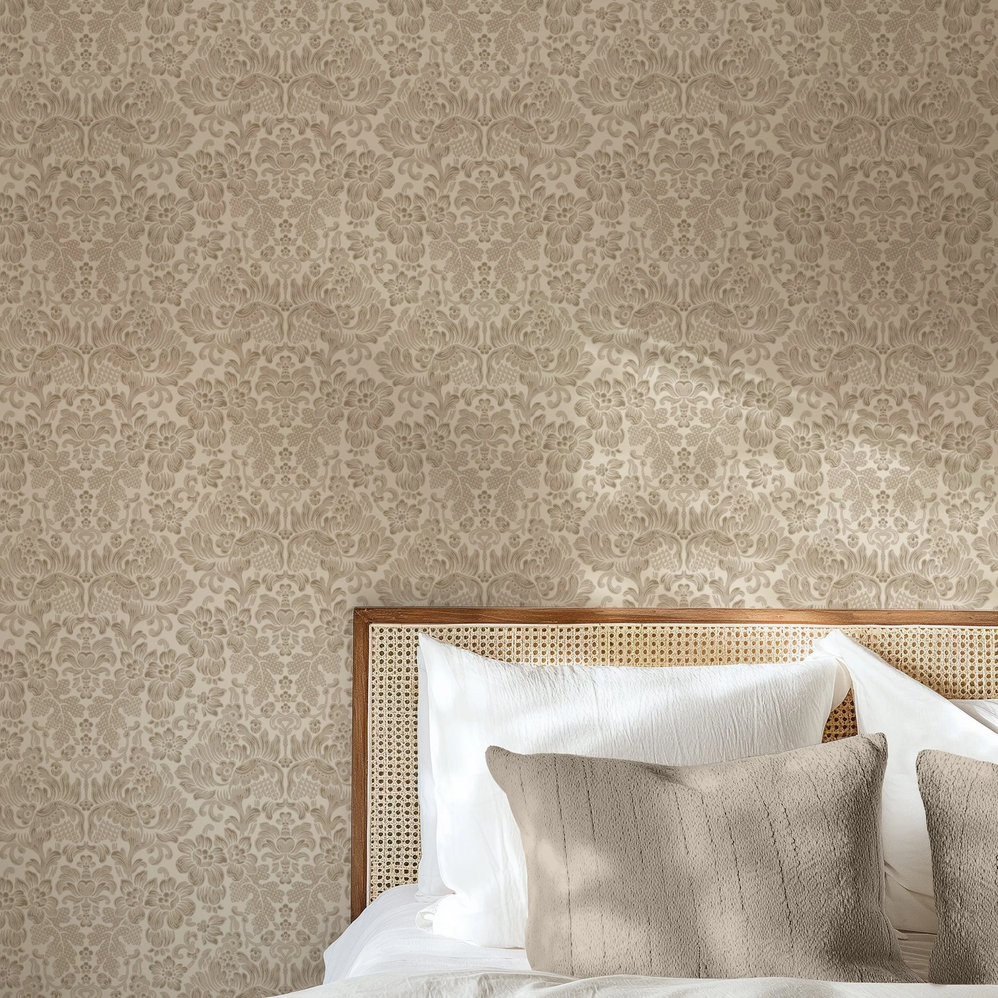 AGATHA DAMASK IN NATURAL
