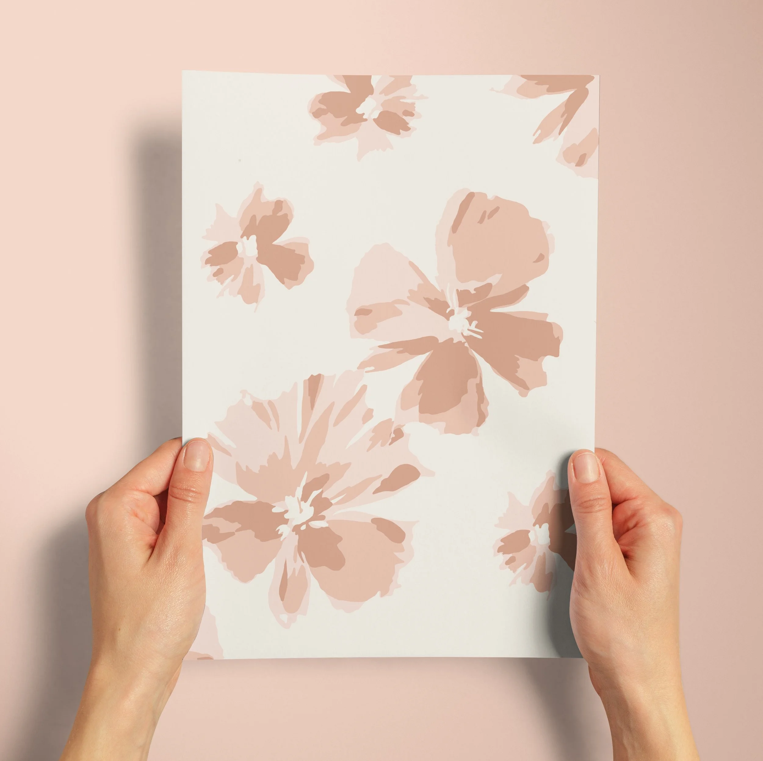 A4 SAMPLE RADIANCE FLORAL IN CLAY