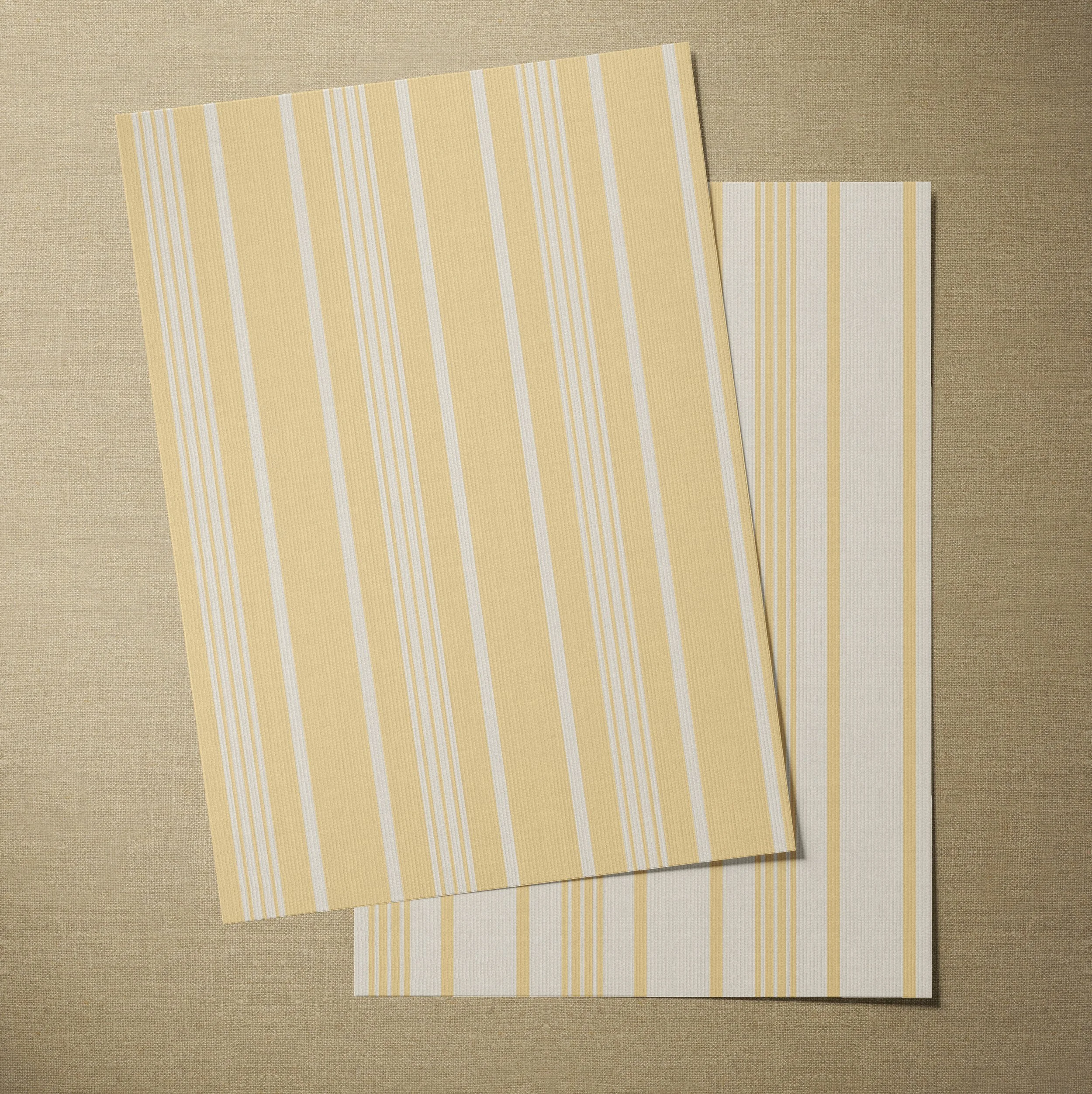 A4 SAMPLE NOBLE STRIPE IN SUNSHINE
