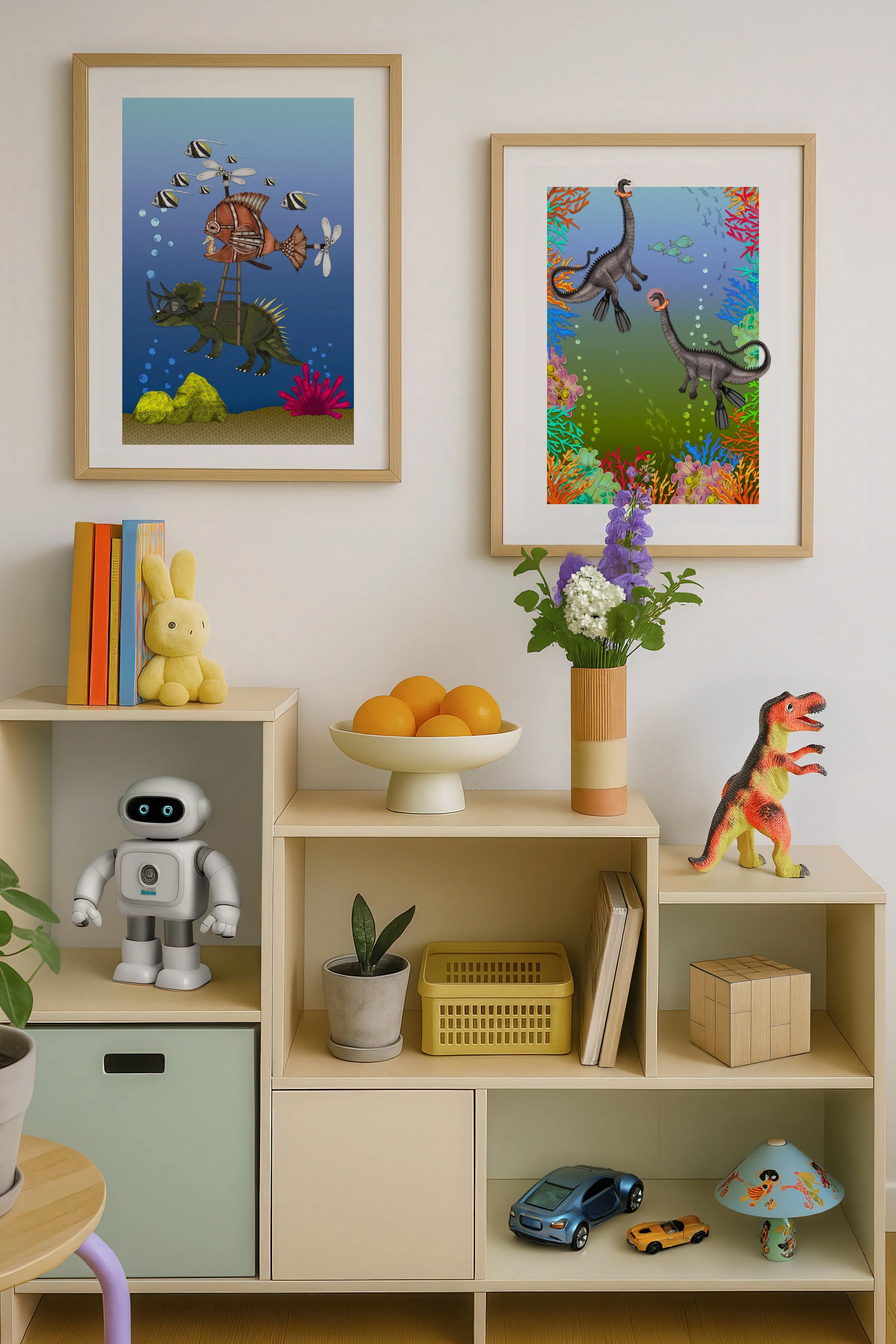 TRICERATOPS IN RAINBOW