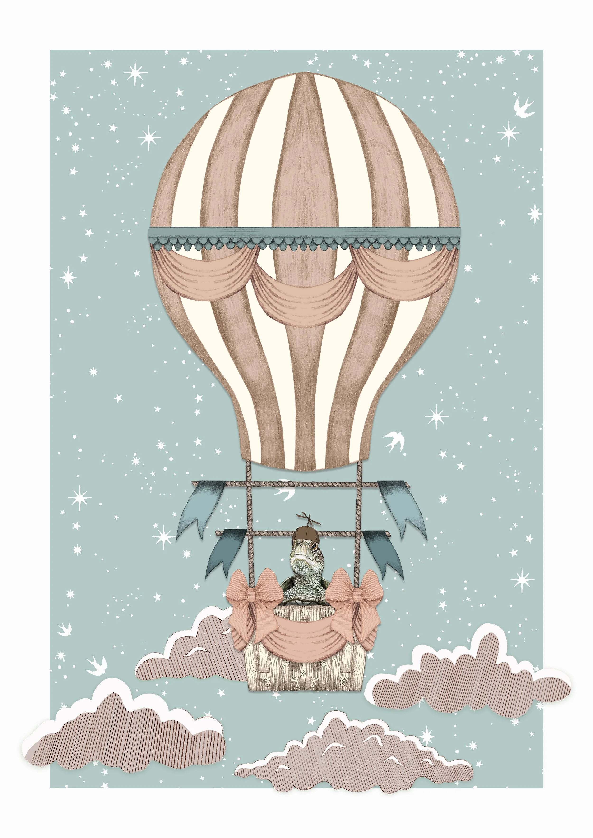 WALL ART TURTLE NEUTRAL DUCK EGG.jpg