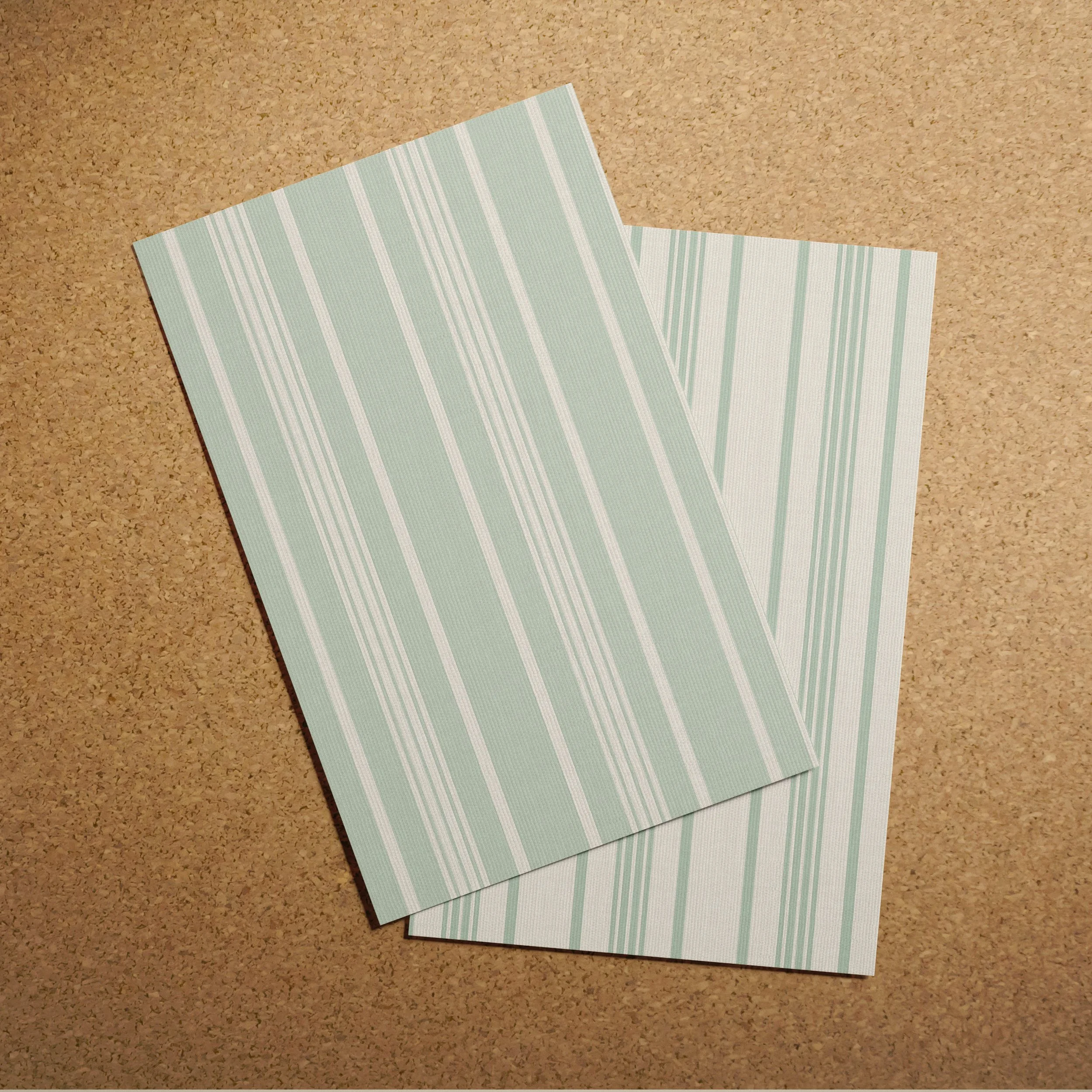 A4 SAMPLE NOBLE STRIPE IN SAGE
