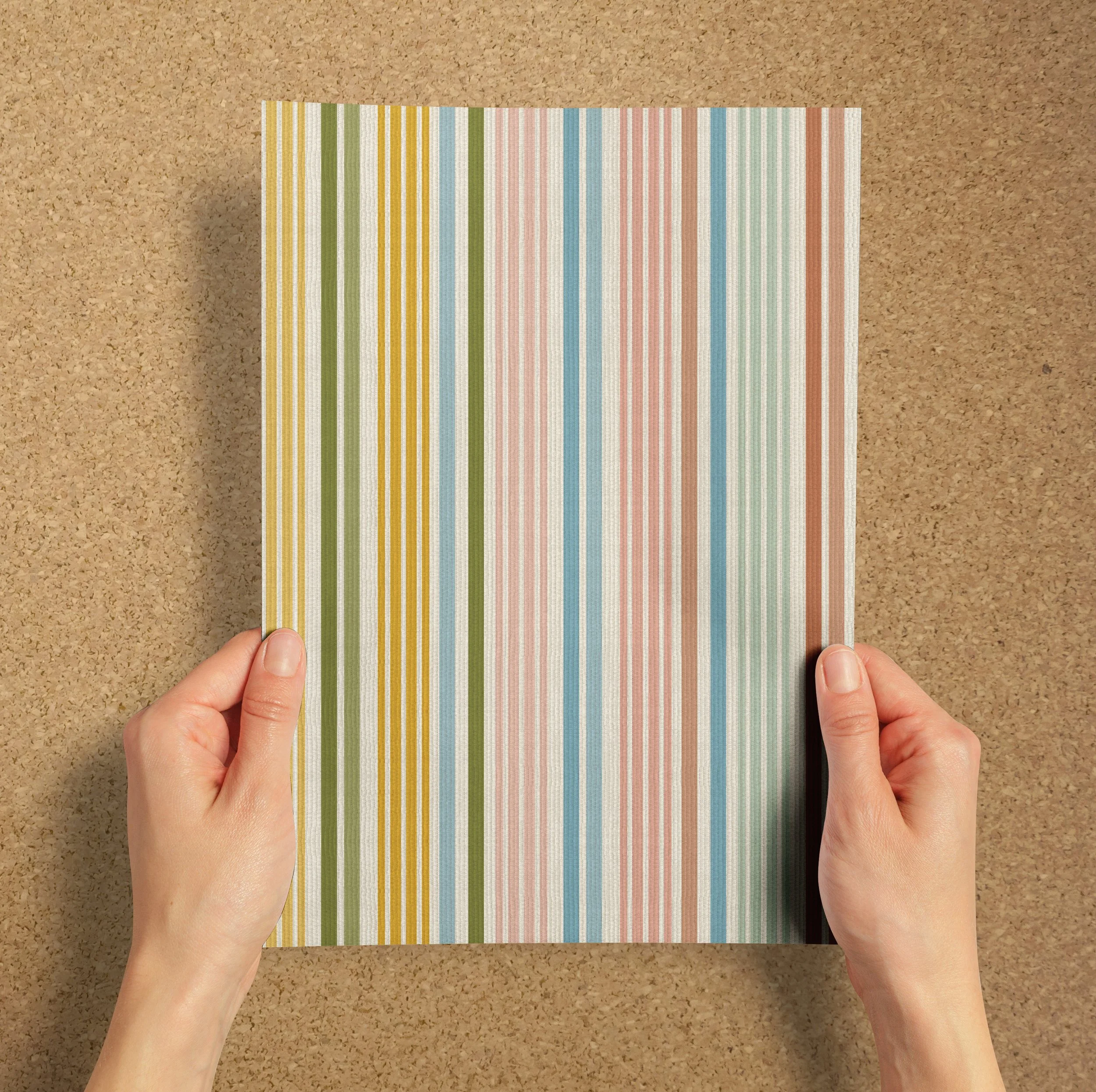 A4 SAMPLE REMEMBER STRIPE MULTICOLOUR