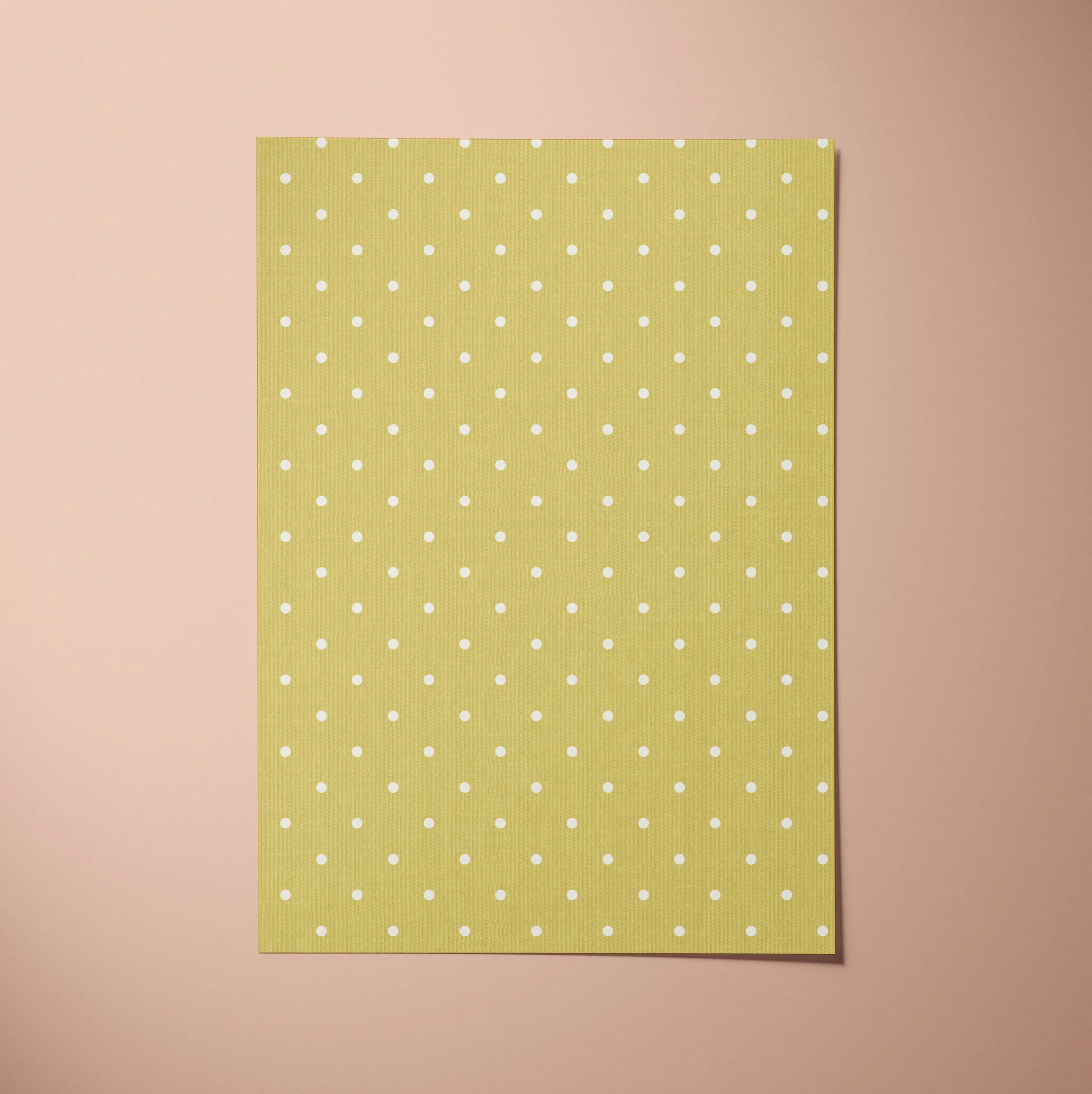A4 SAMPLE POLKA DOT IN LEMON